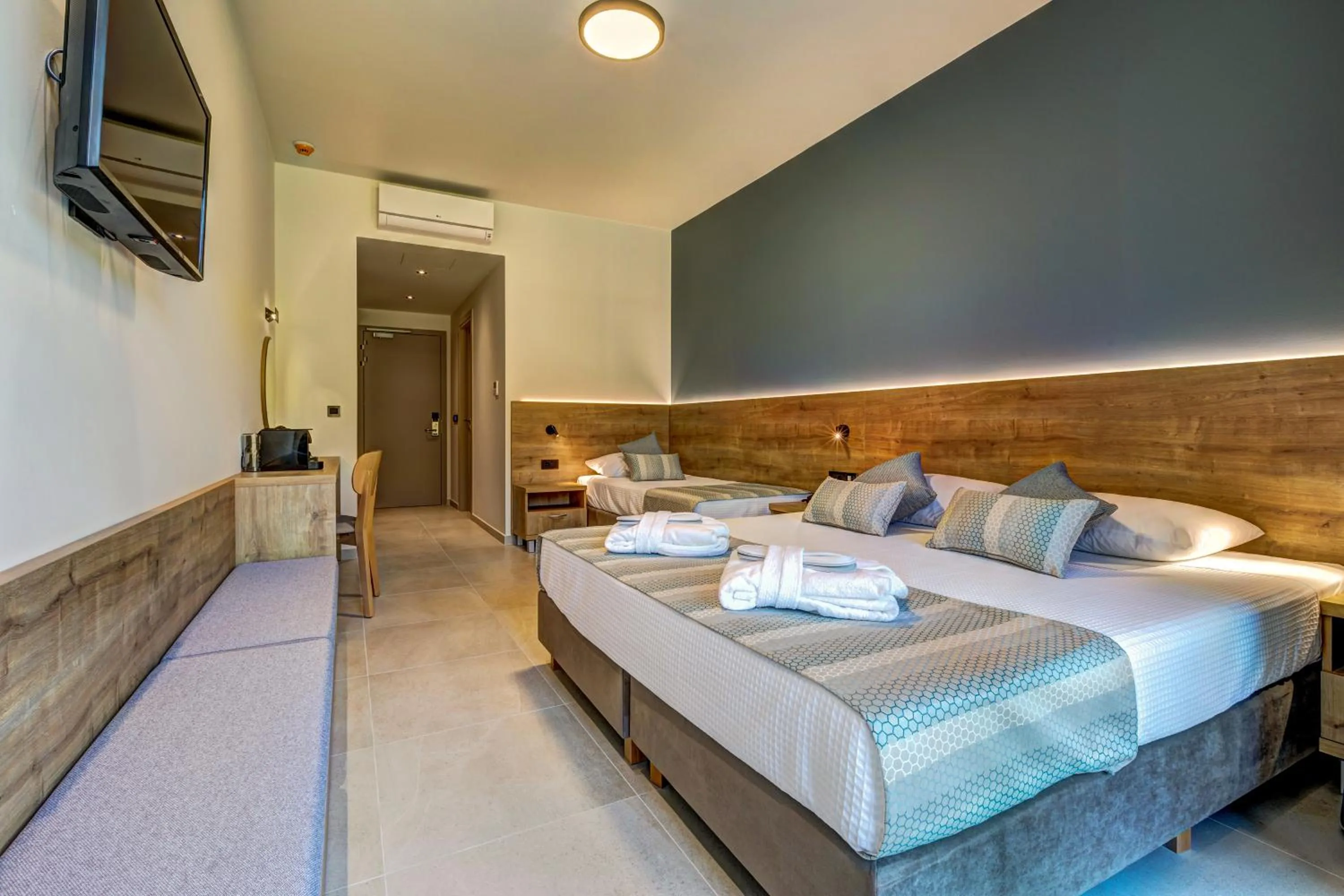 Bed in White Olive Elite Laganas