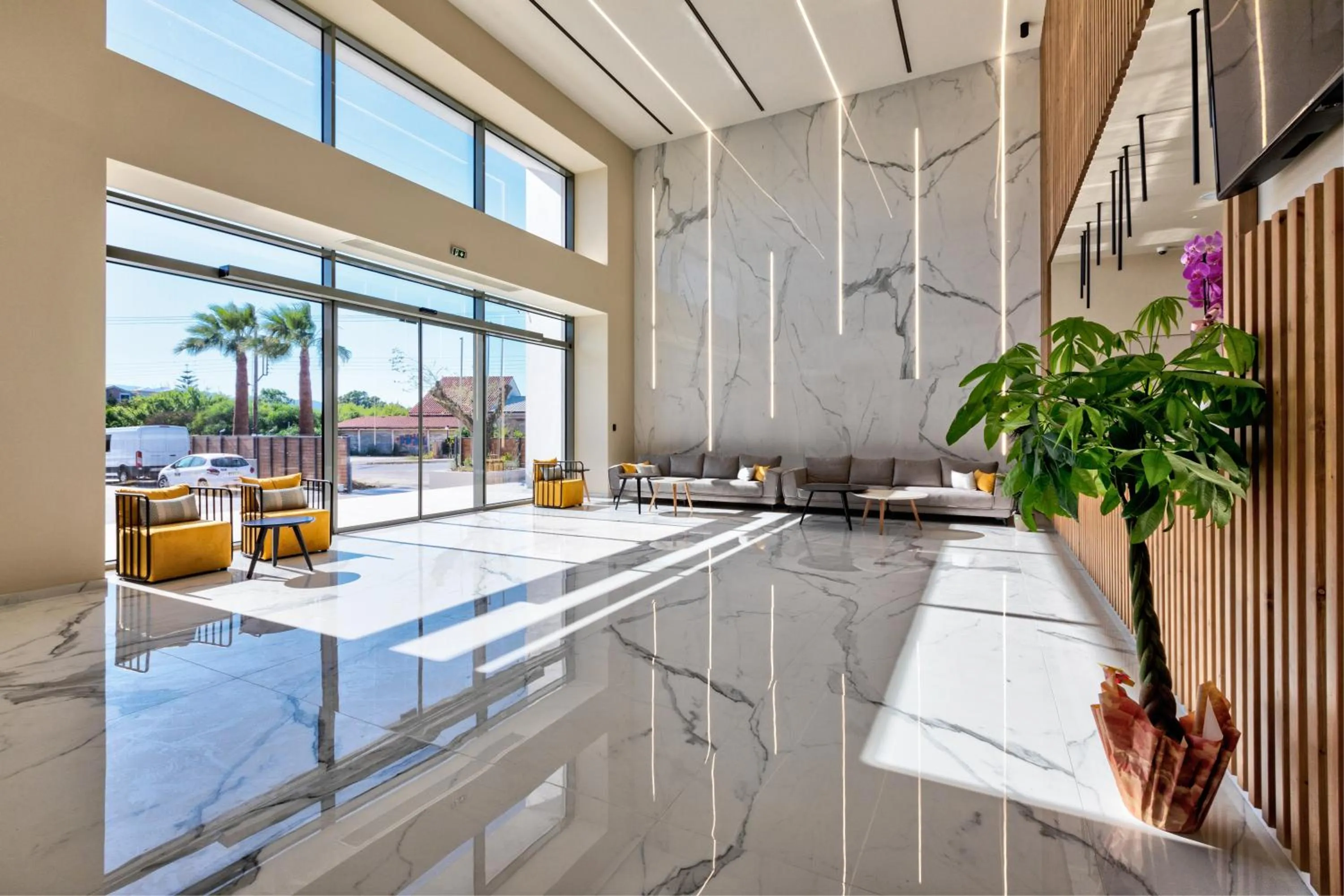 Lobby or reception in White Olive Elite Laganas