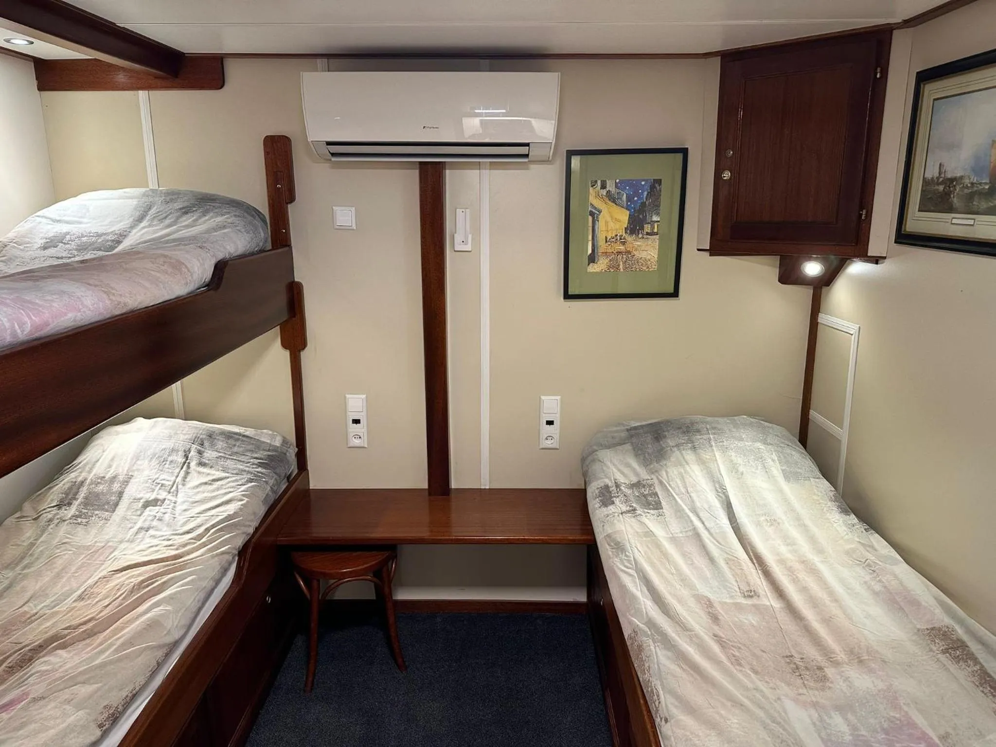 Bedroom, Bed in Hotelboat Angeline