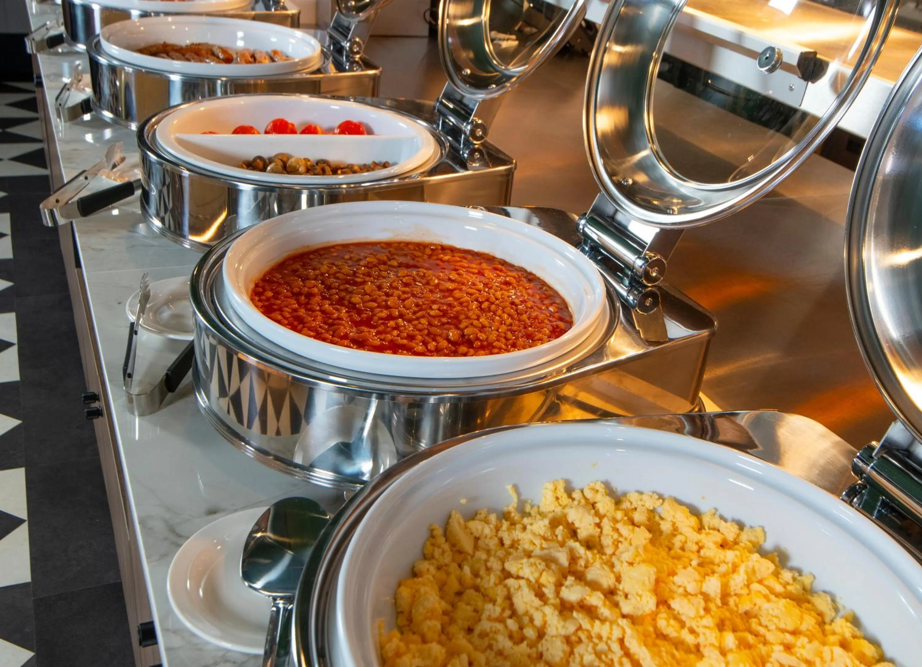 Buffet breakfast in ibis Styles London Gatwick Airport