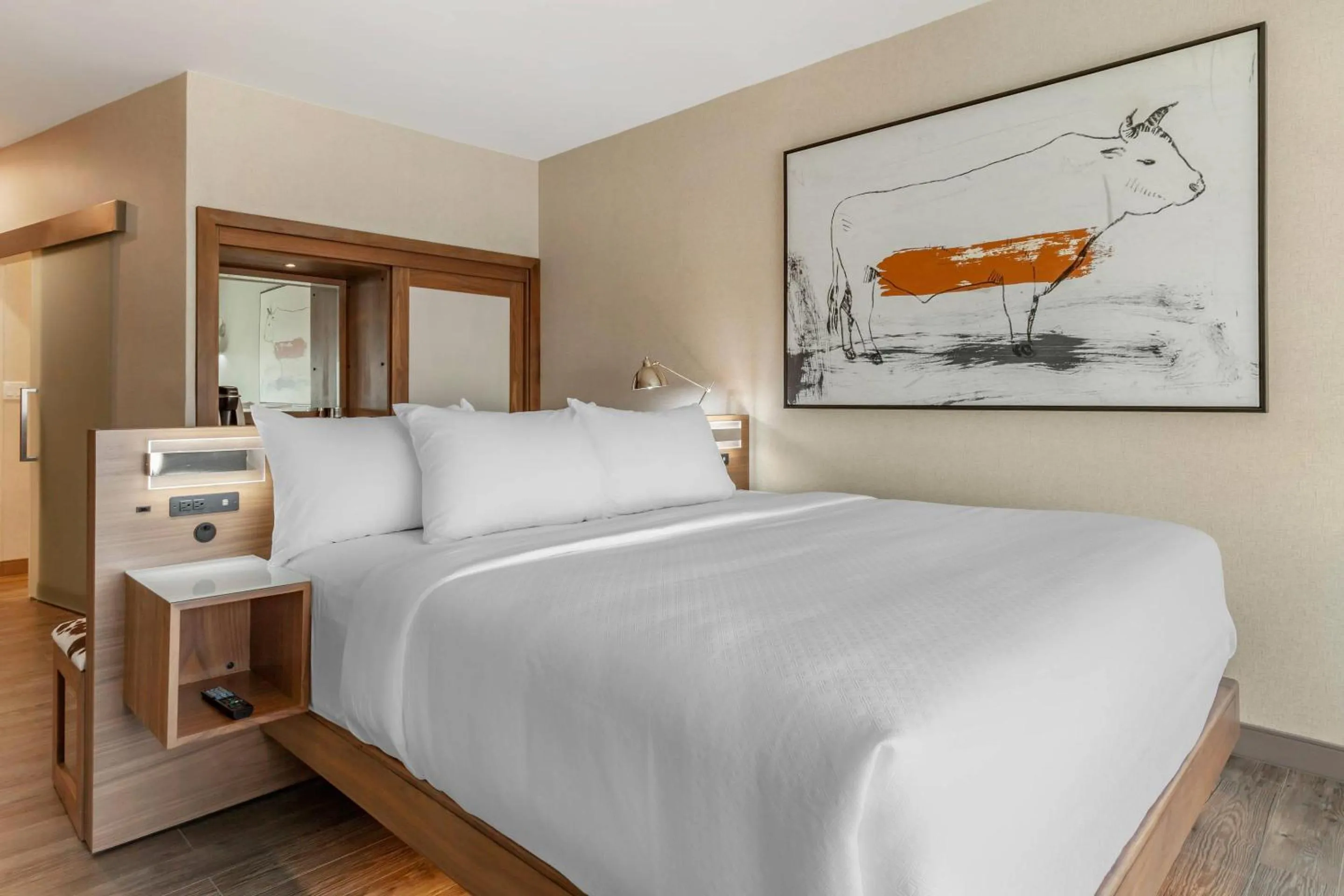 Bedroom, Bed in Cambria Hotel Plano - Richardson Garland