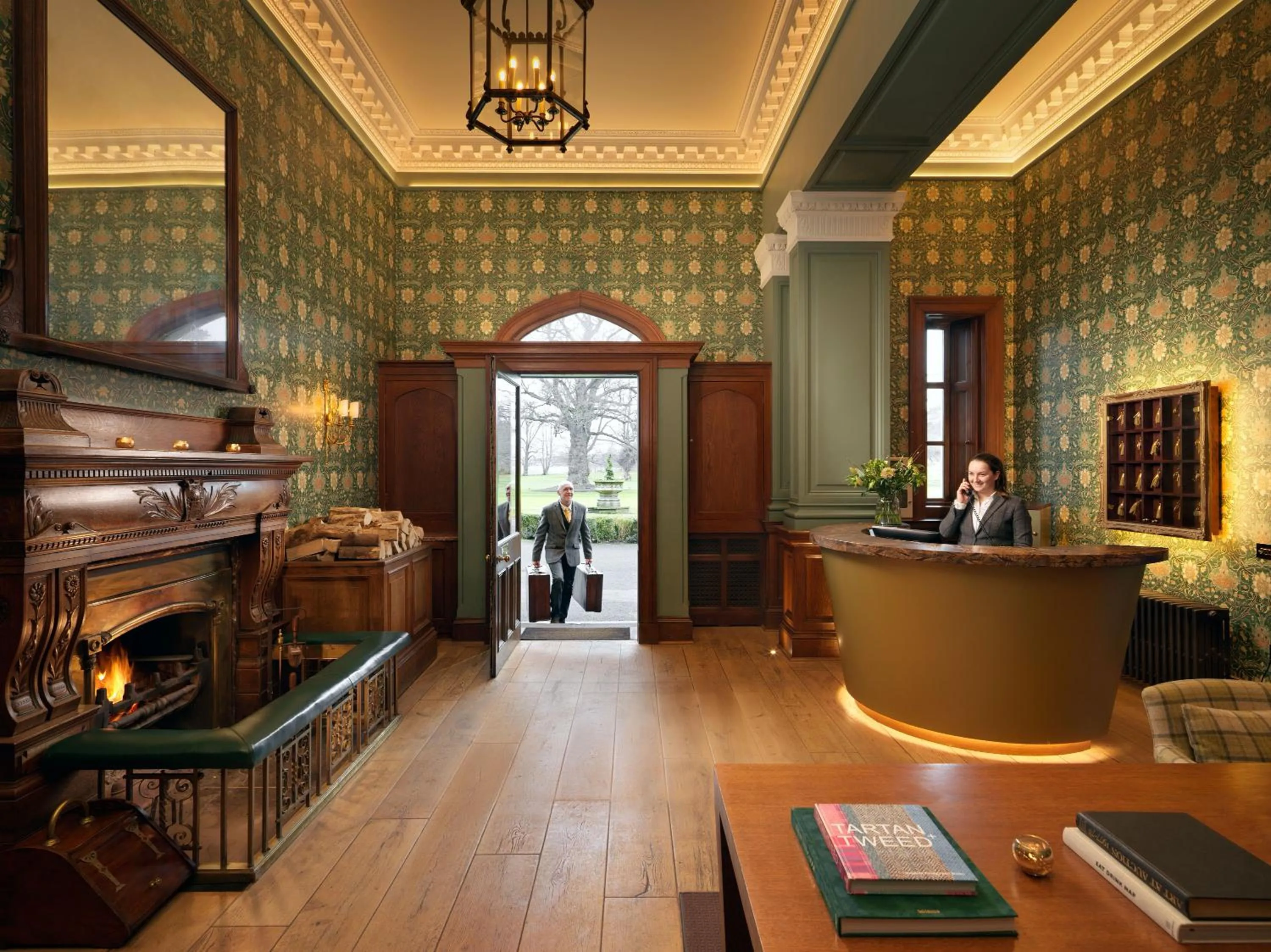 Lobby or reception in SCHLOSS Roxburghe, part of Destination by Hyatt