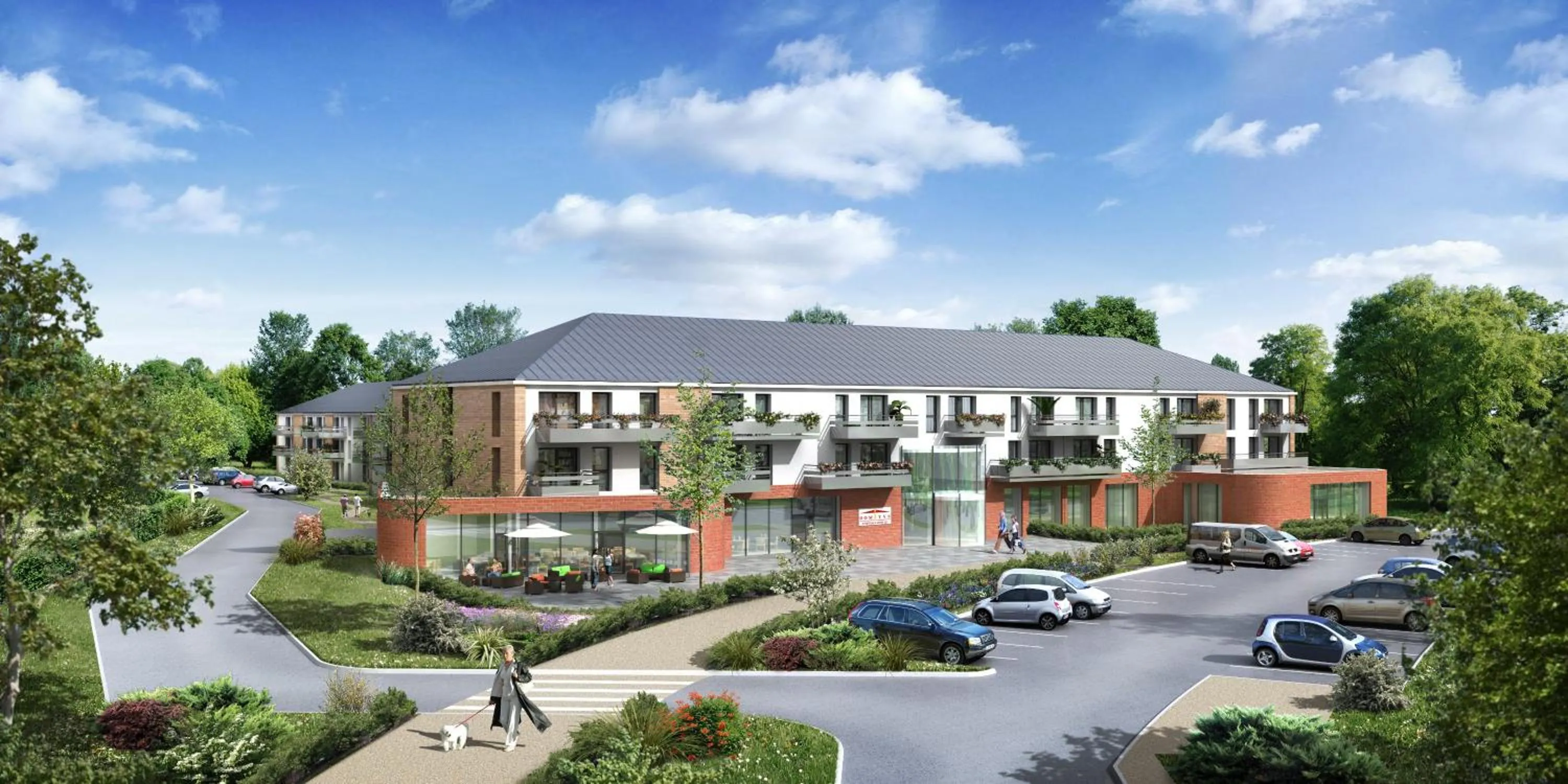 Property building in DOMITYS L'AIGRETTE BLEUE