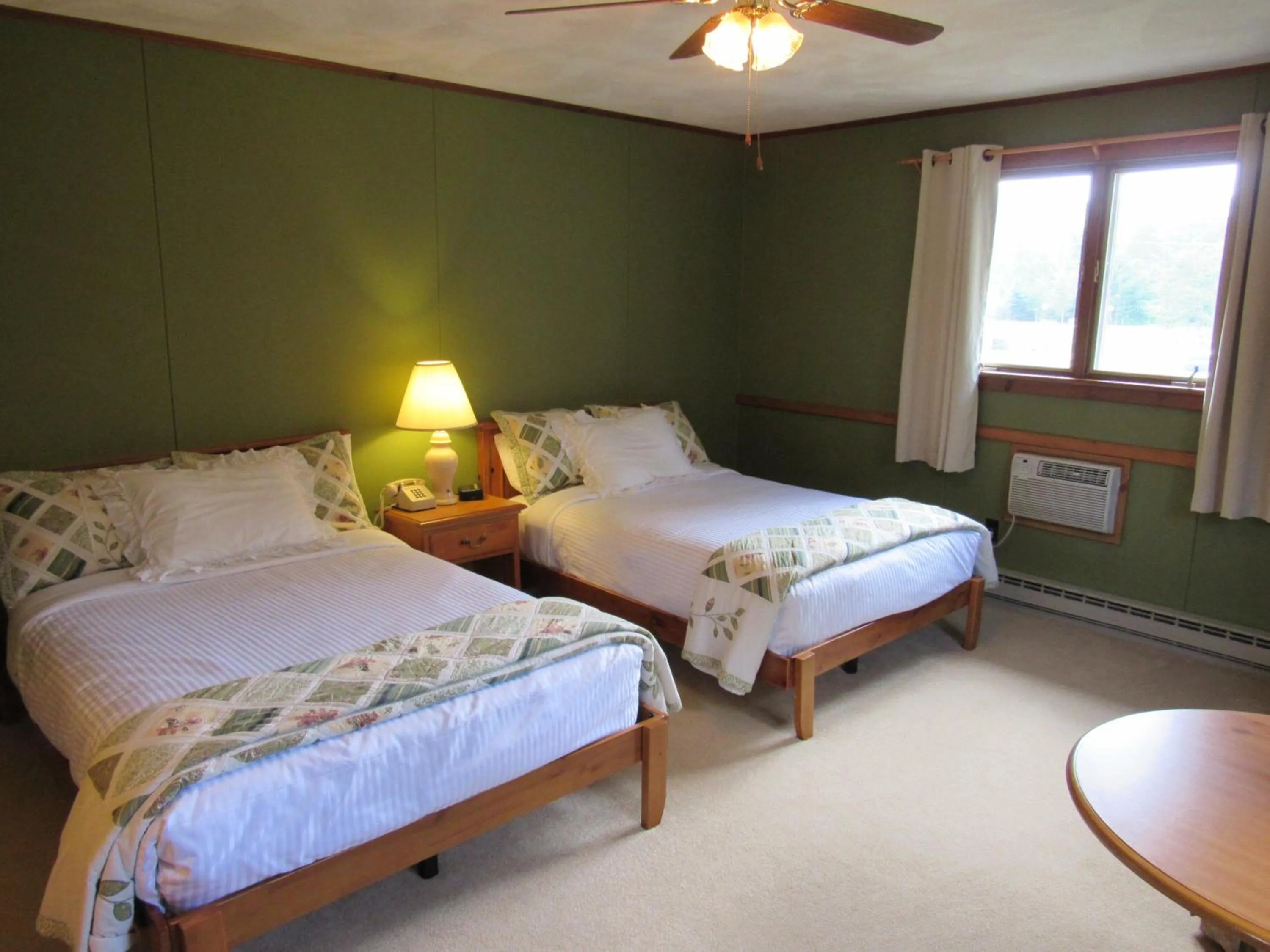 Bed in Carlson's Lodge