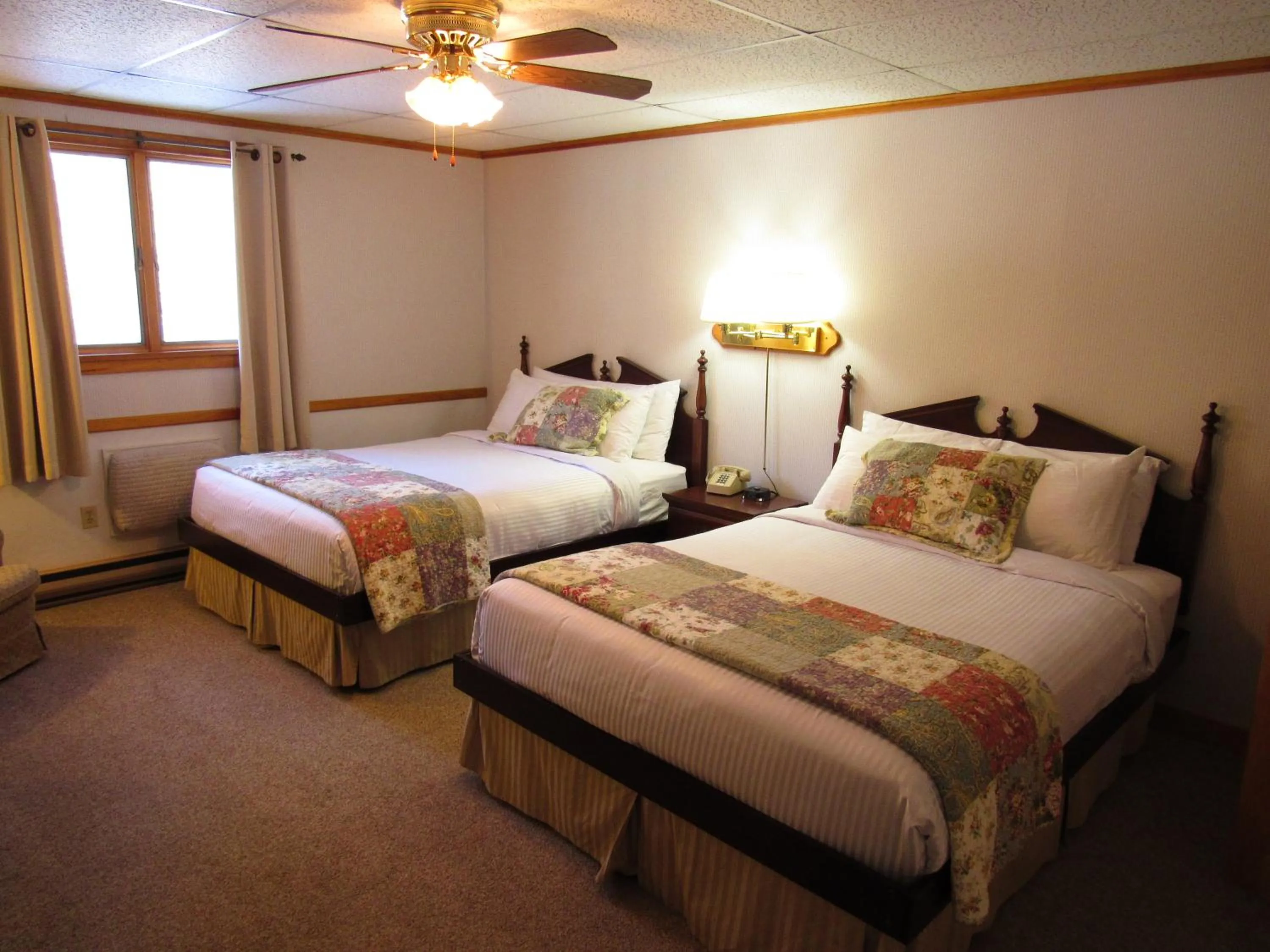 Bed in Carlson's Lodge