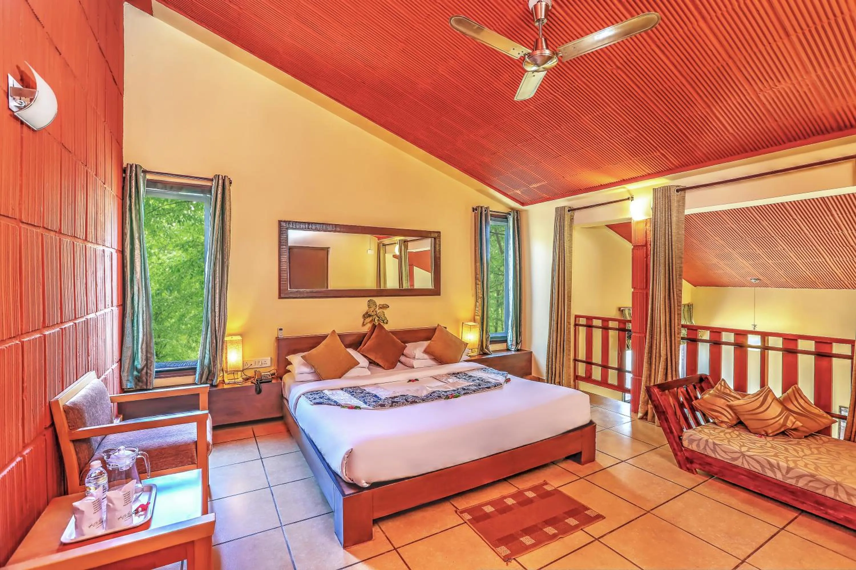 Bedroom, Bed in Kadkani River Resort Coorg