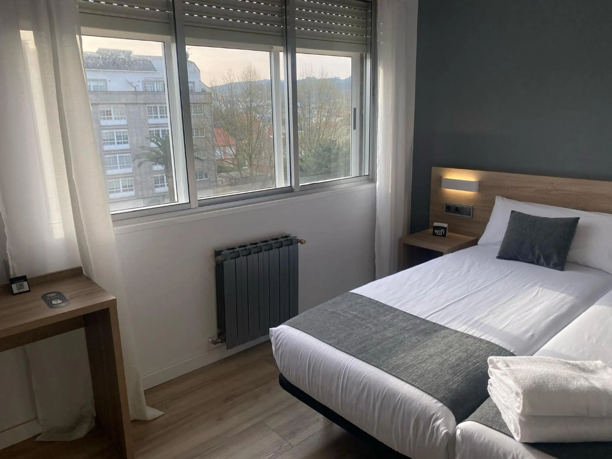 City view, Bed in Hotel Alda Narón