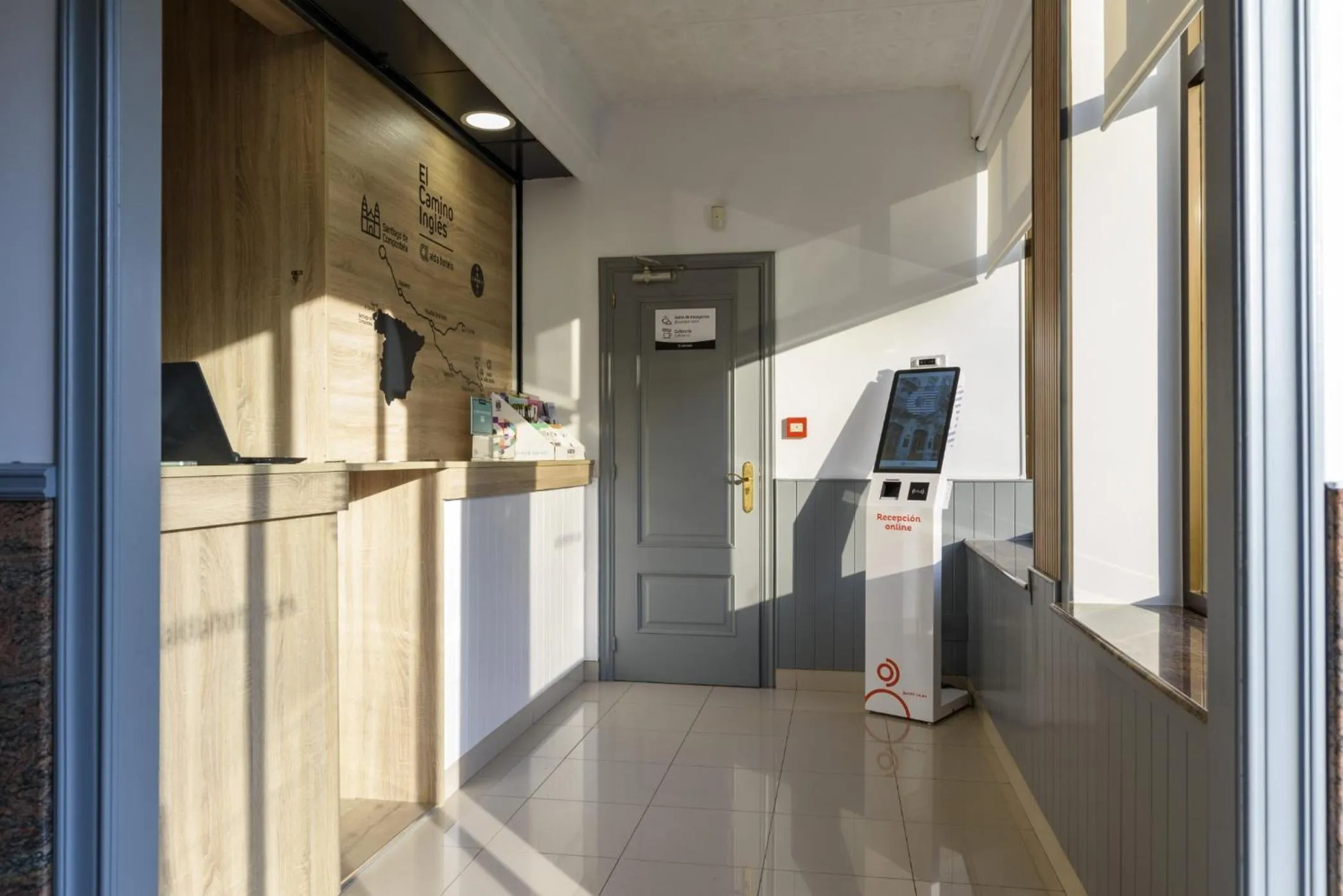 Lobby or reception in Hotel Alda Narón