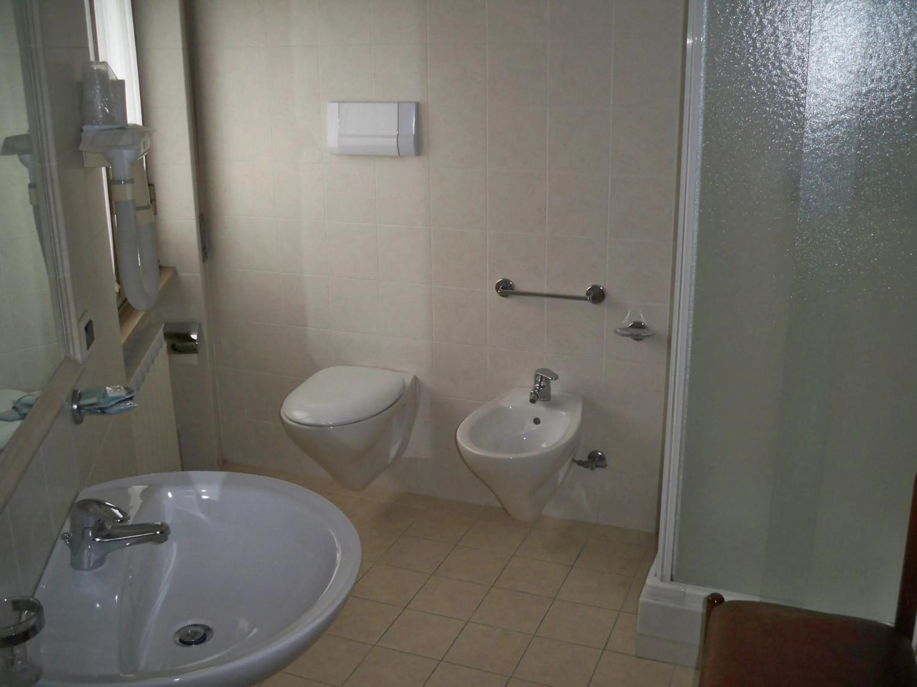 Bathroom in Albergo Corradetti