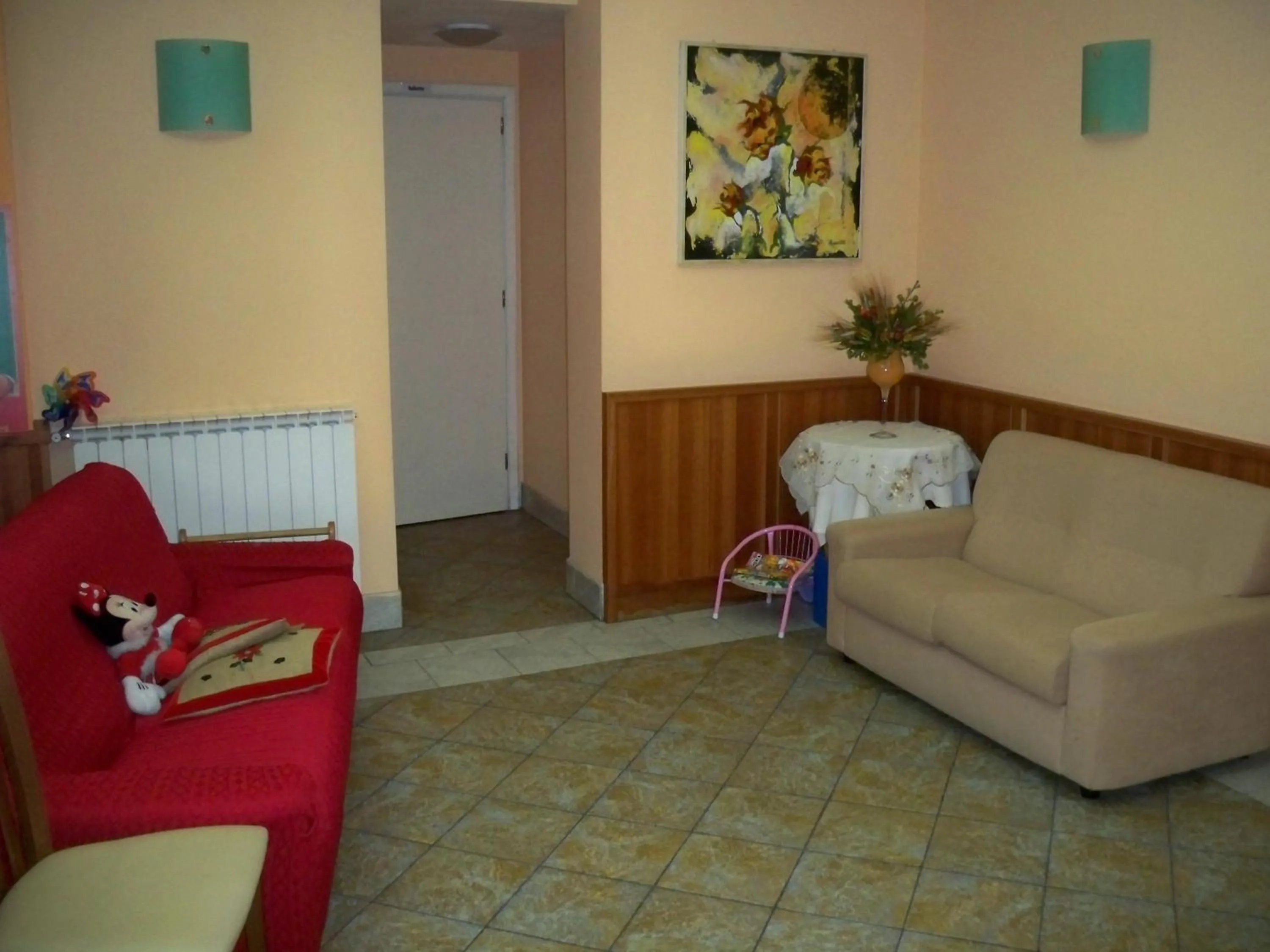 Living room in Albergo Corradetti