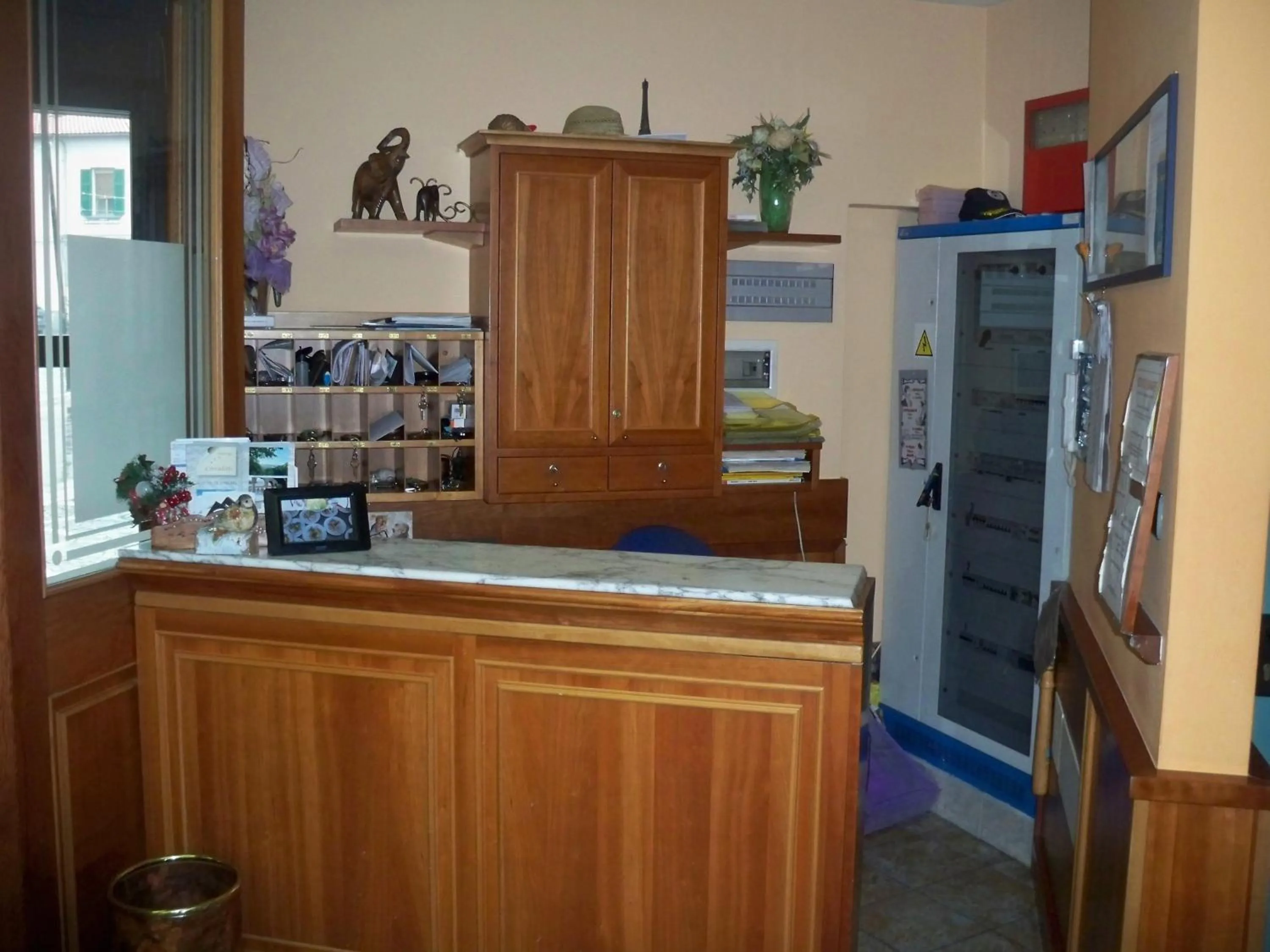 Lobby or reception in Albergo Corradetti