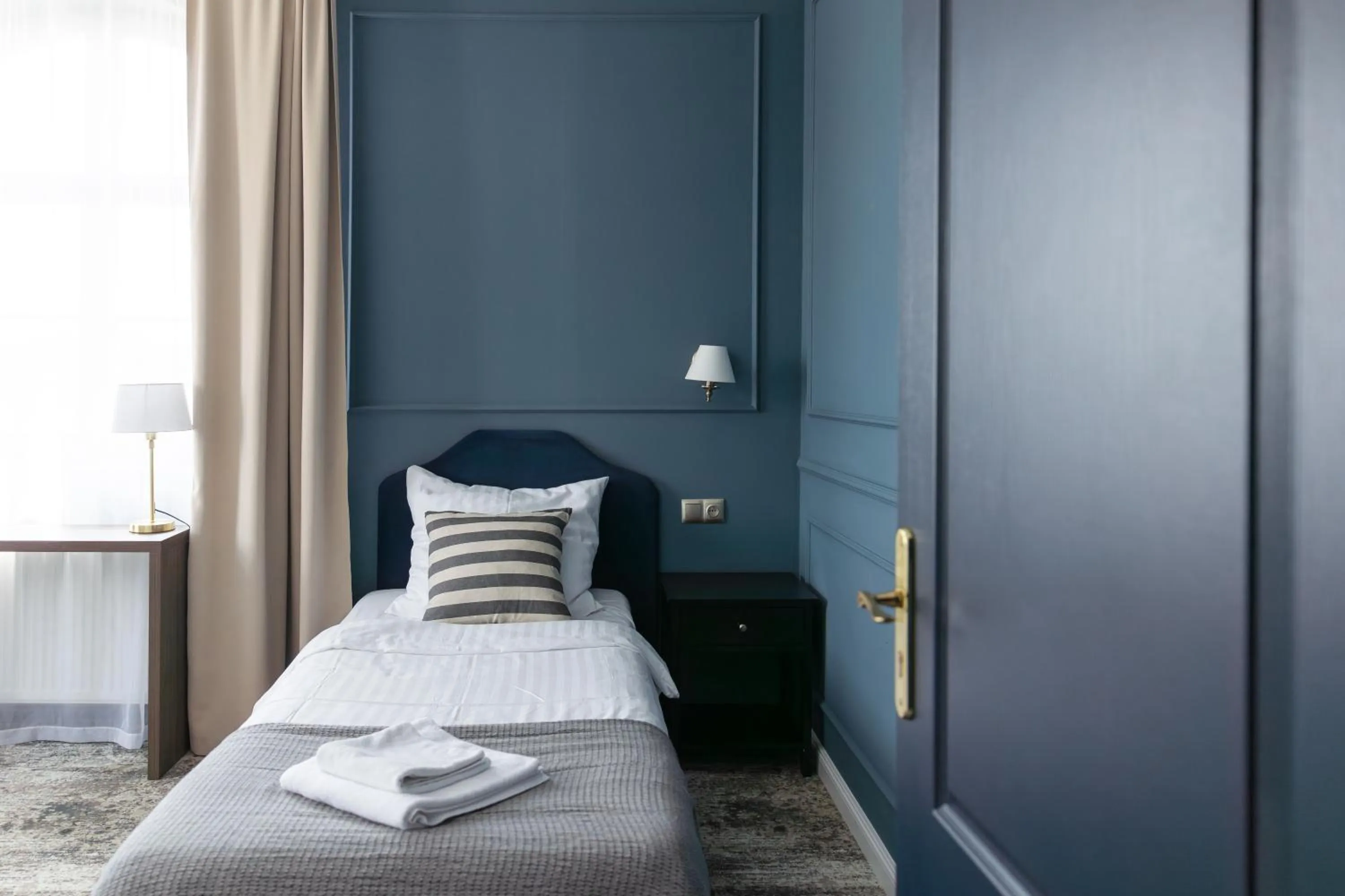 Bed in Hotel Mały Młyn