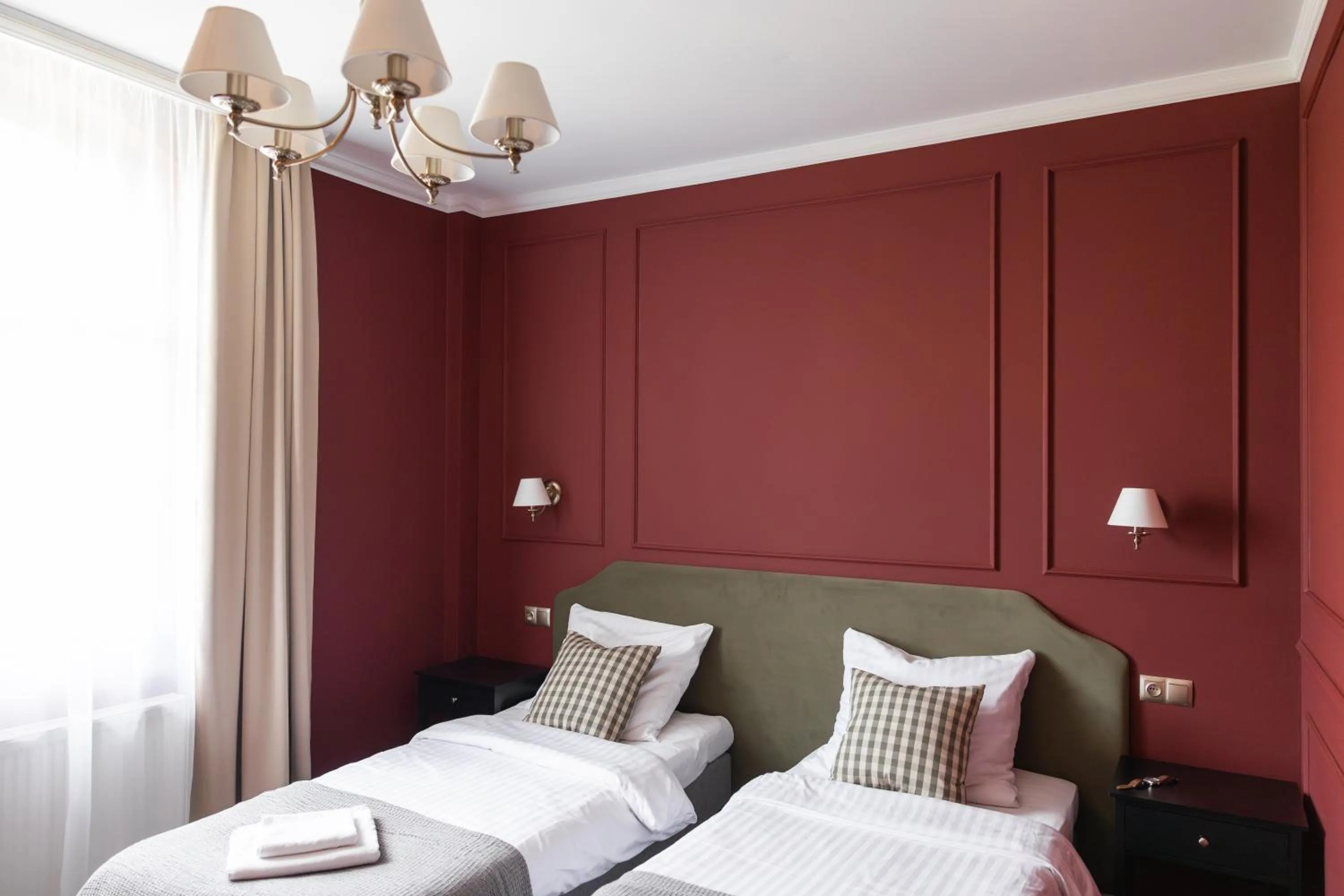 Bed in Hotel Mały Młyn