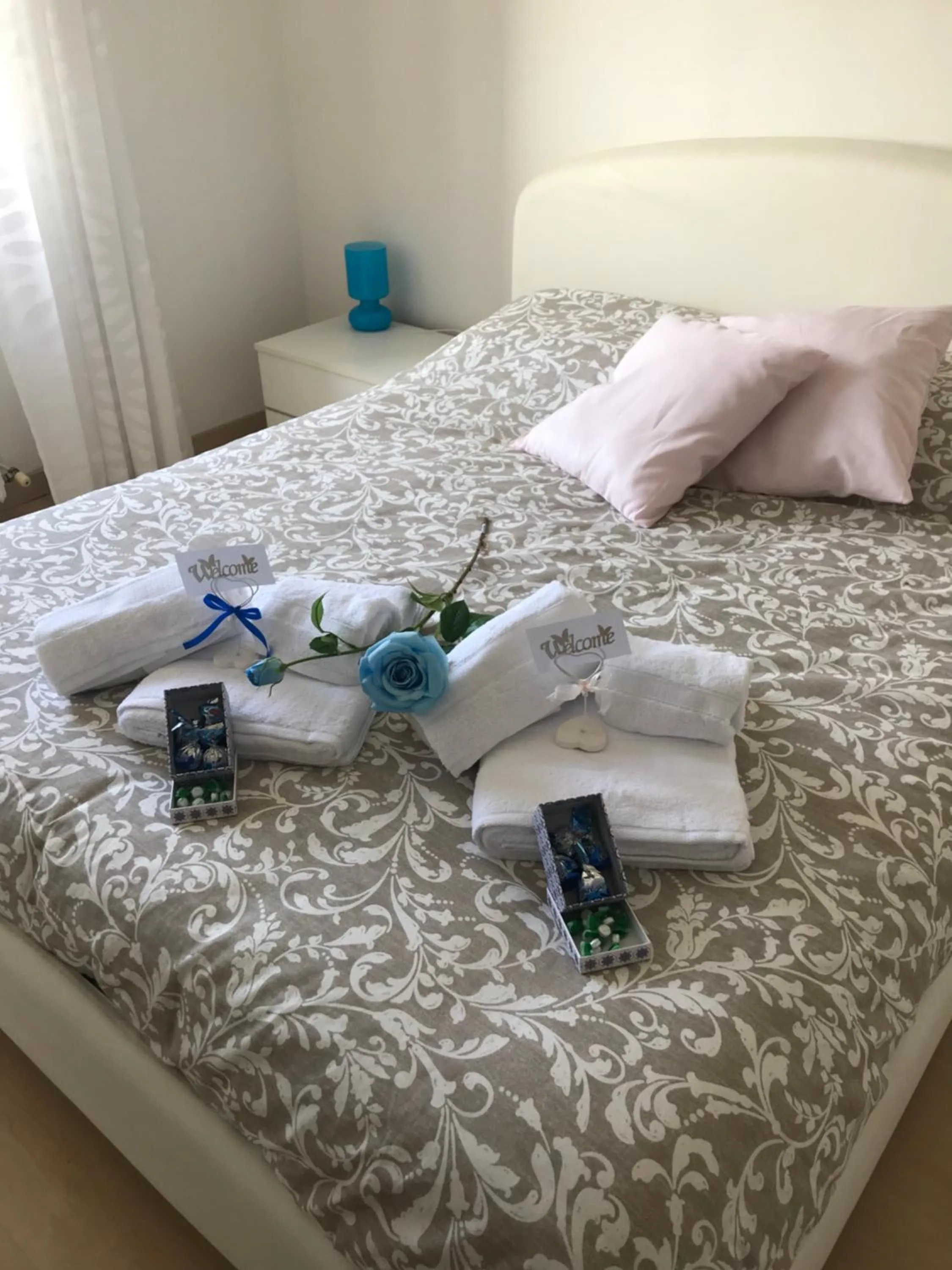 Bed in B&B Il Poeta sul Mare