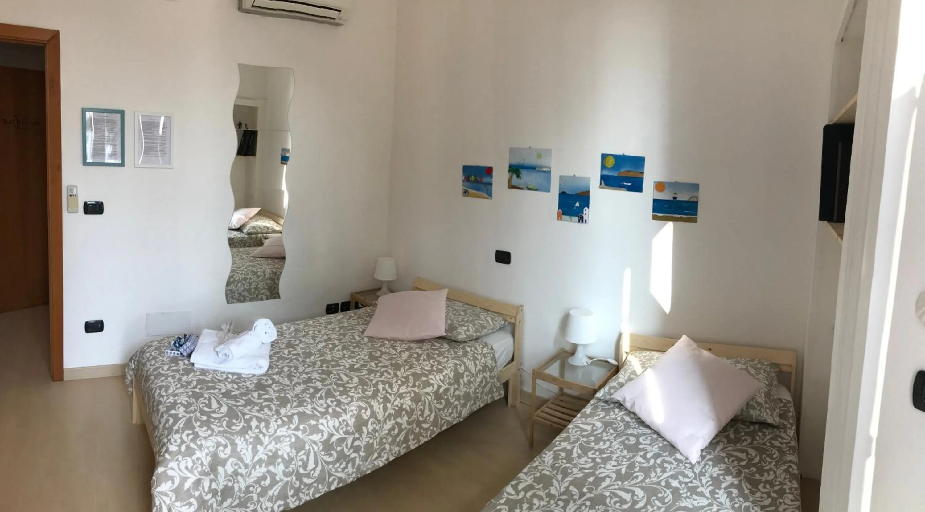 Bed in B&B Il Poeta sul Mare