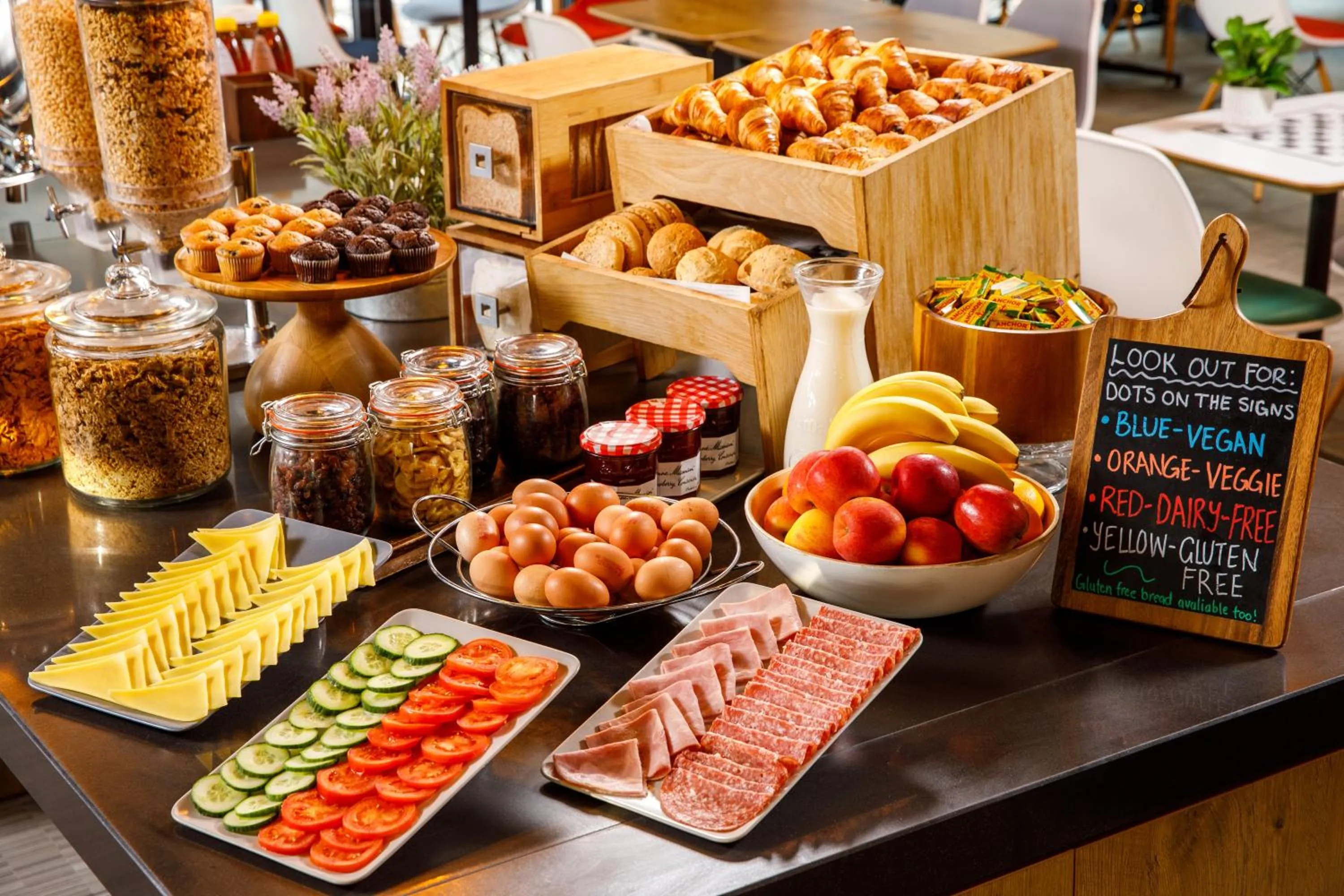 Continental breakfast in ibis Bristol Centre