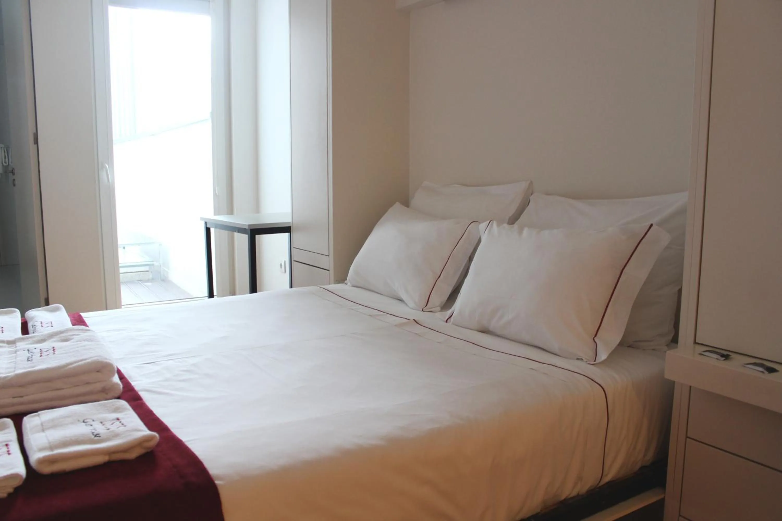 Bed in ÍSIS Guest House