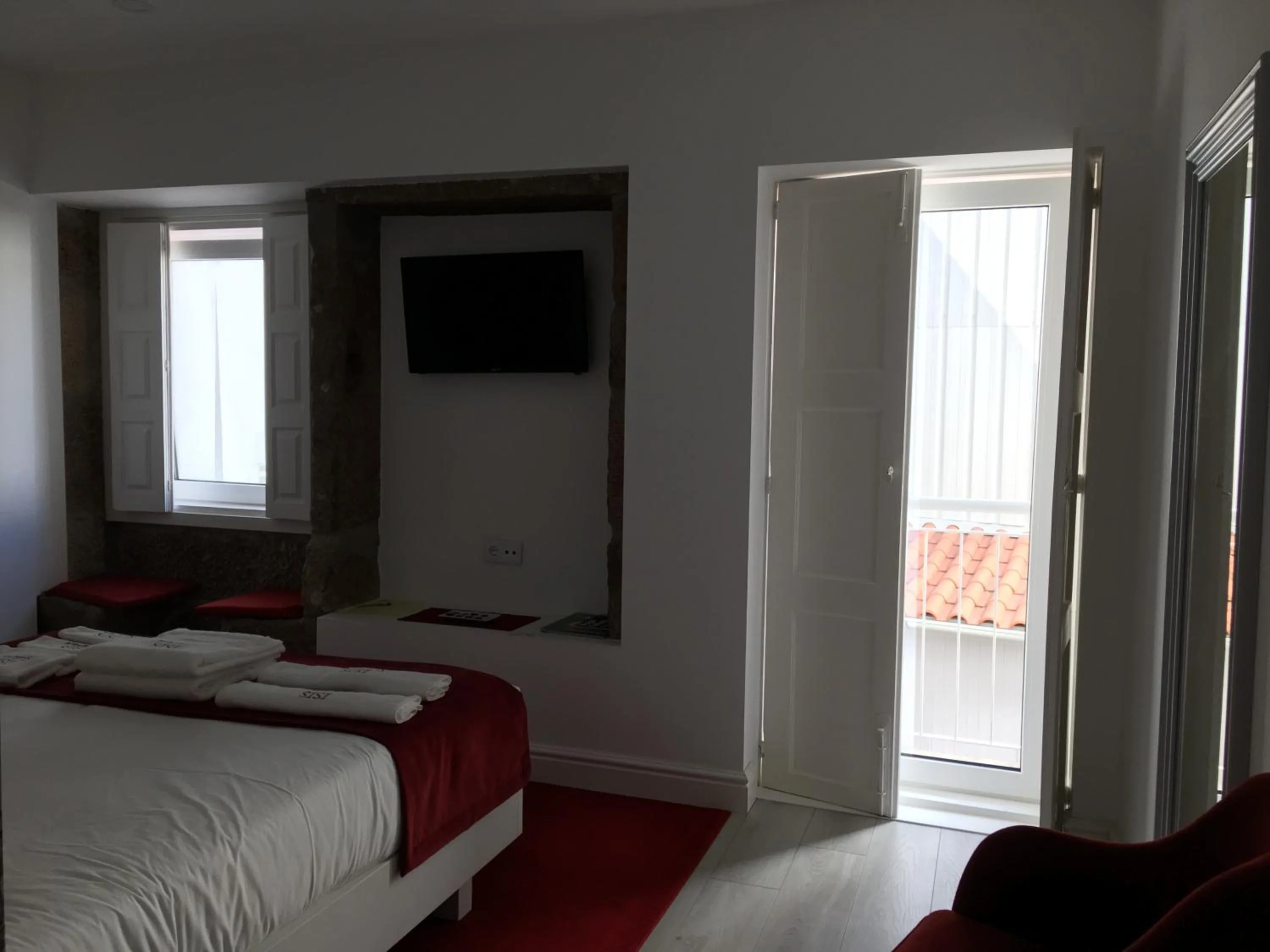 Bed in ÍSIS Guest House