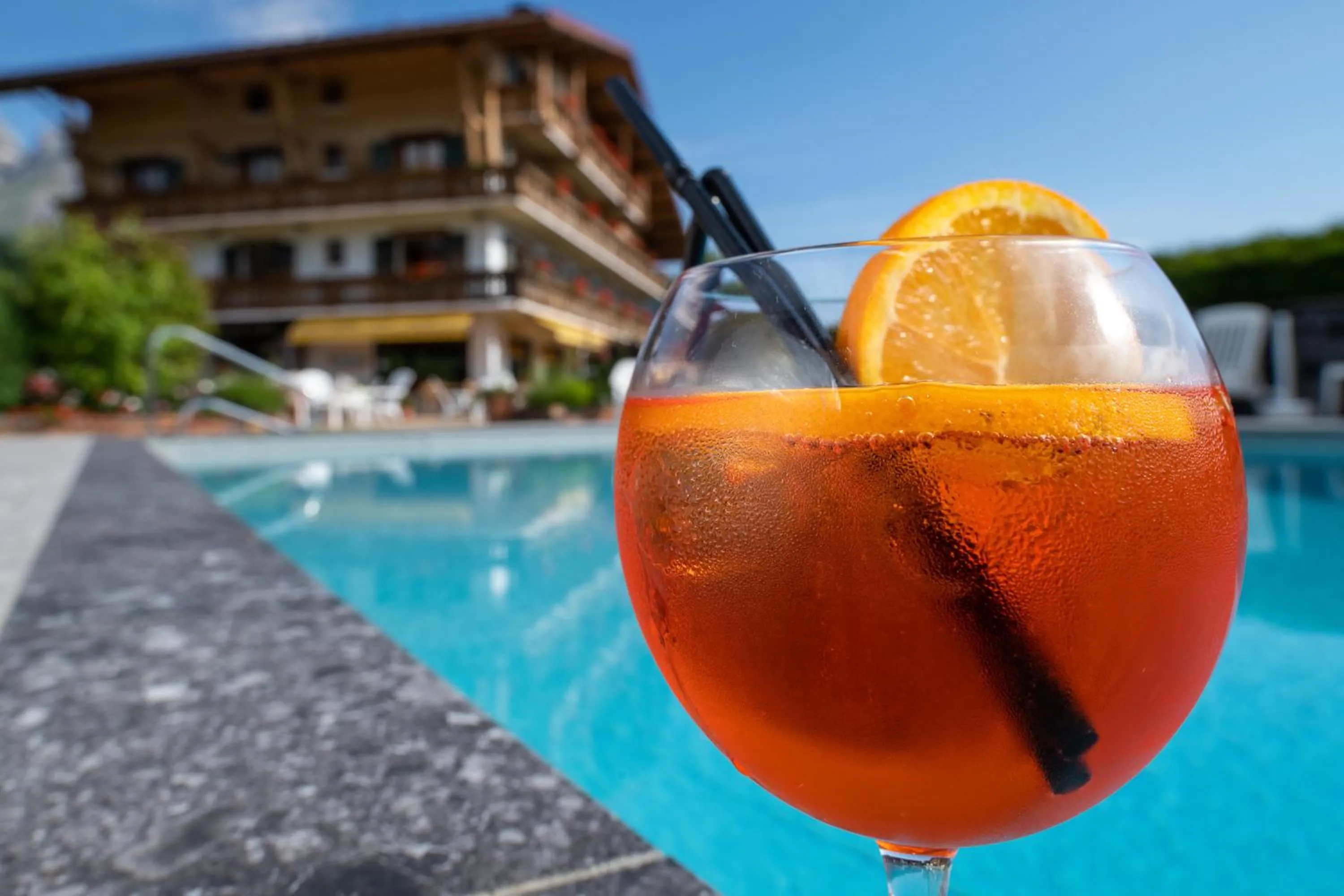 Swimming pool in Le Chamois d'Or