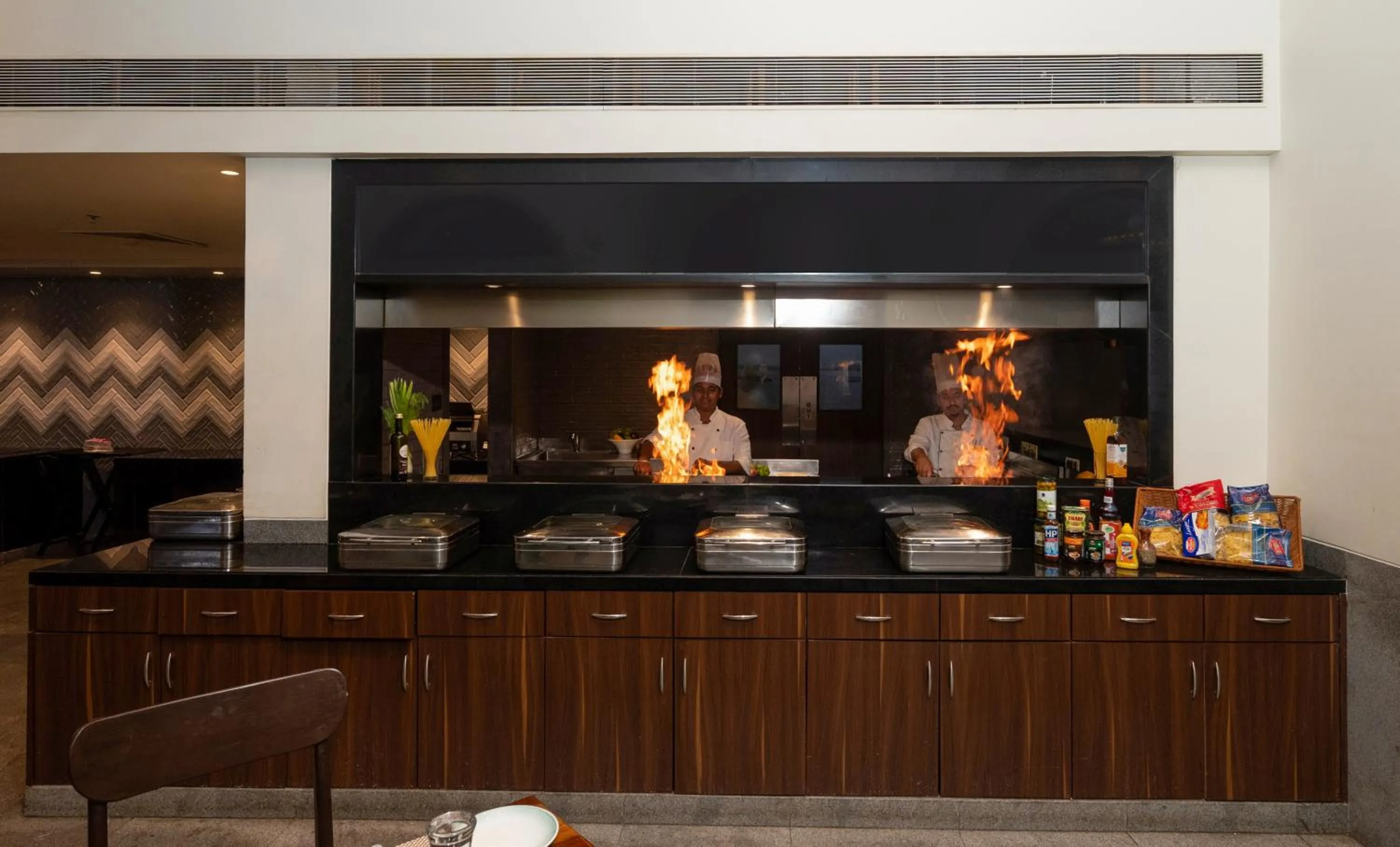 Food in The Lagoona Resort