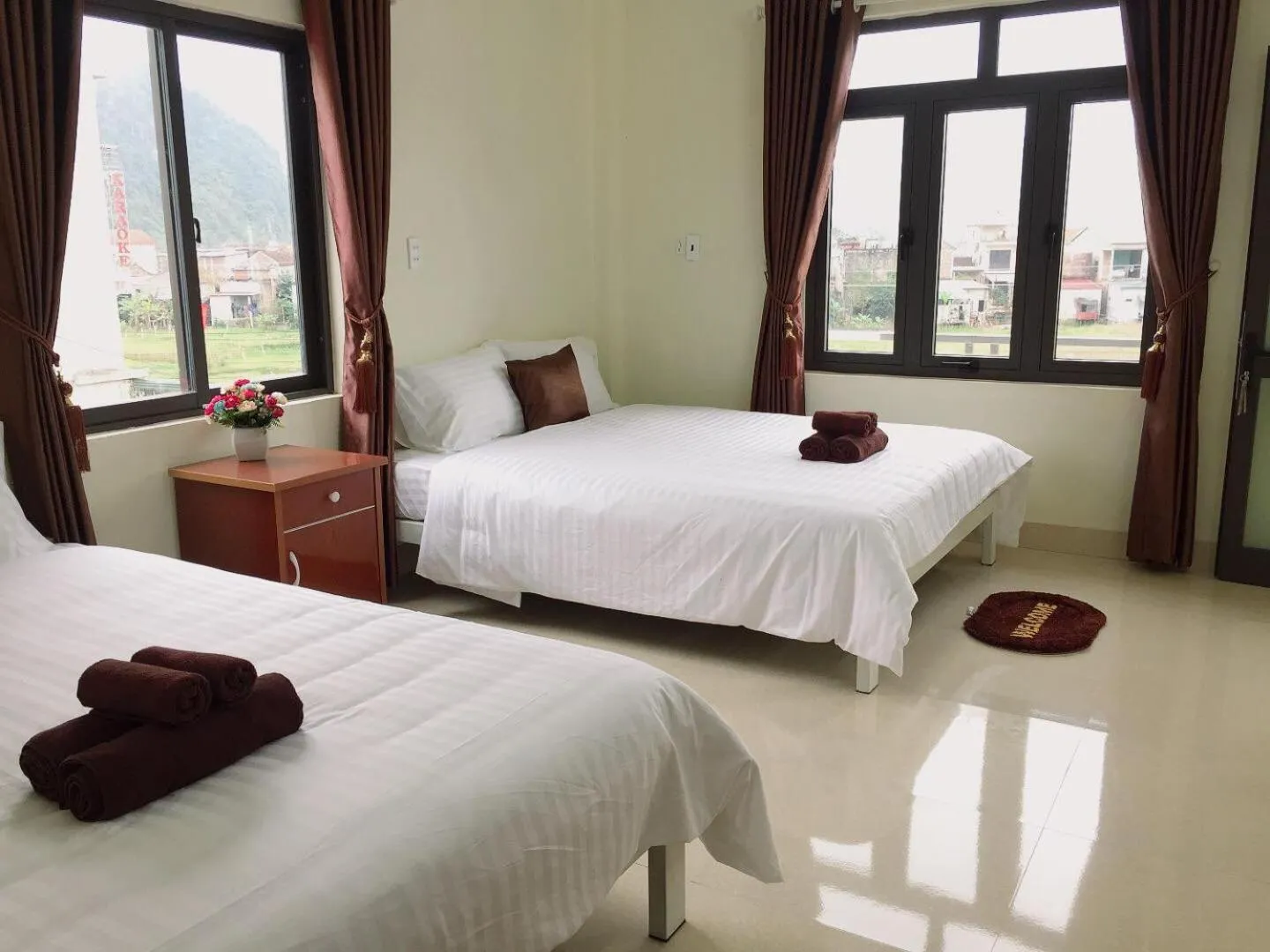 Bed in Golden Forest Homestay