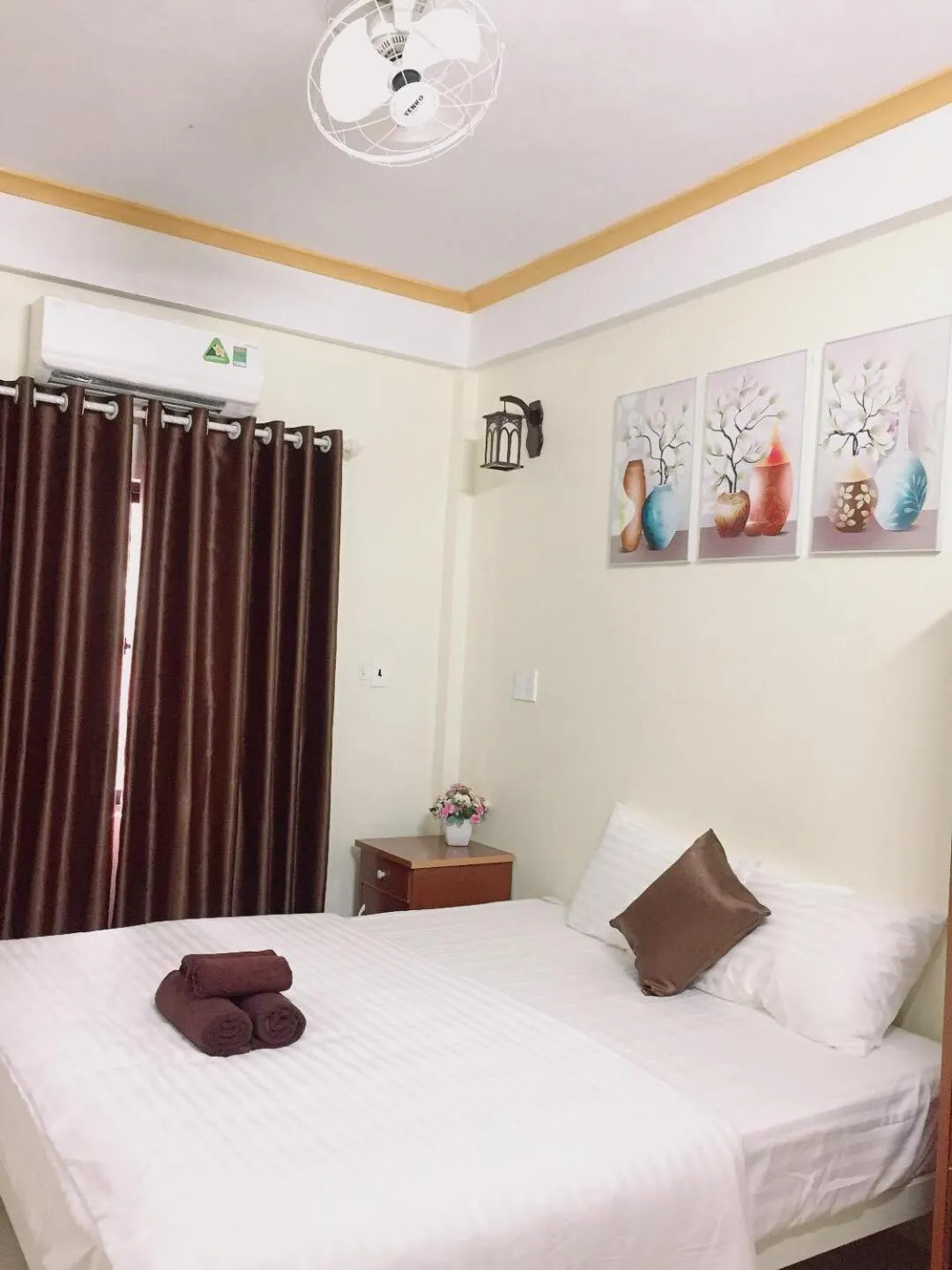 Bed in Golden Forest Homestay