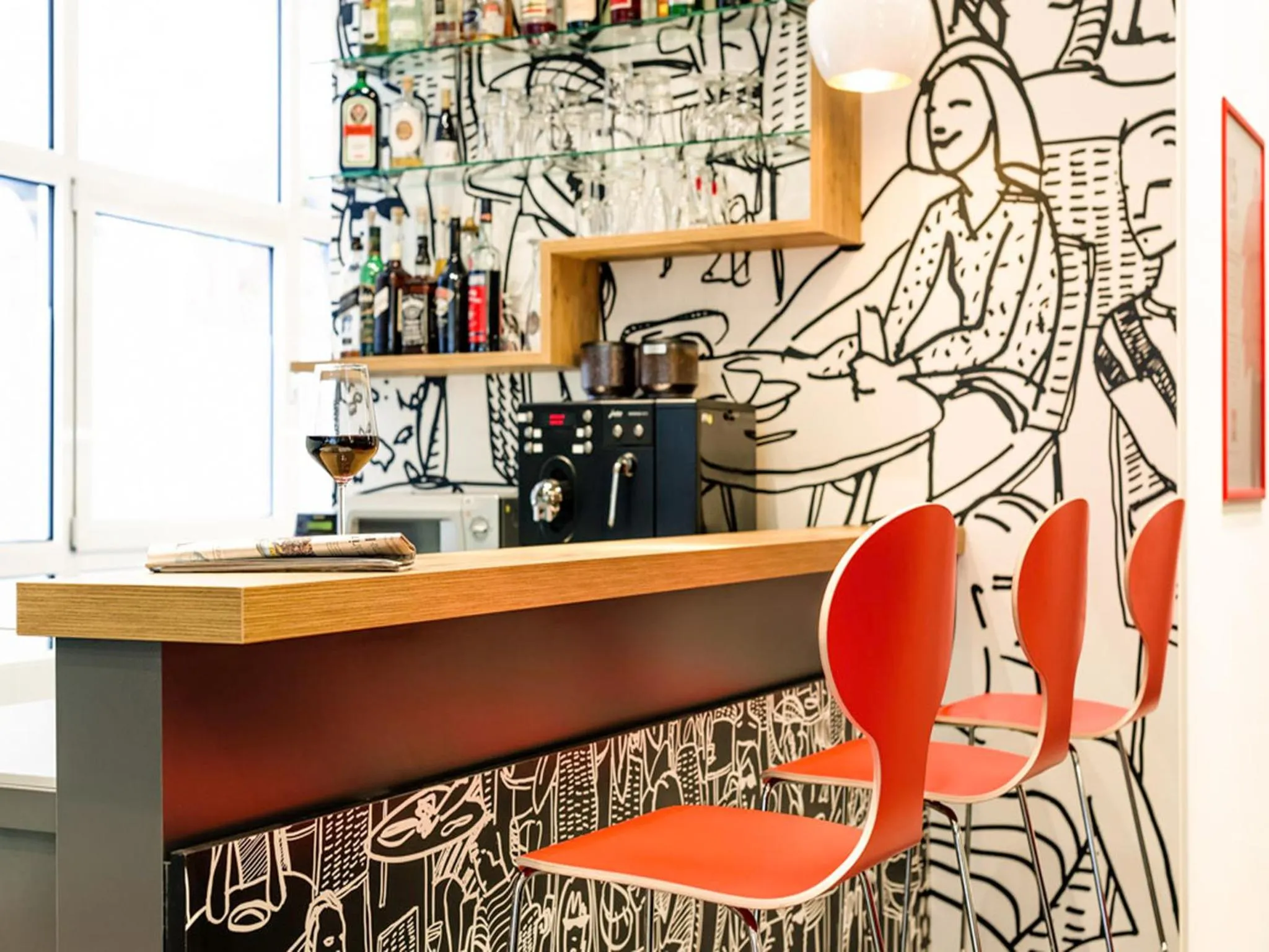 Lounge or bar in ibis Hotel Nürnberg Altstadt