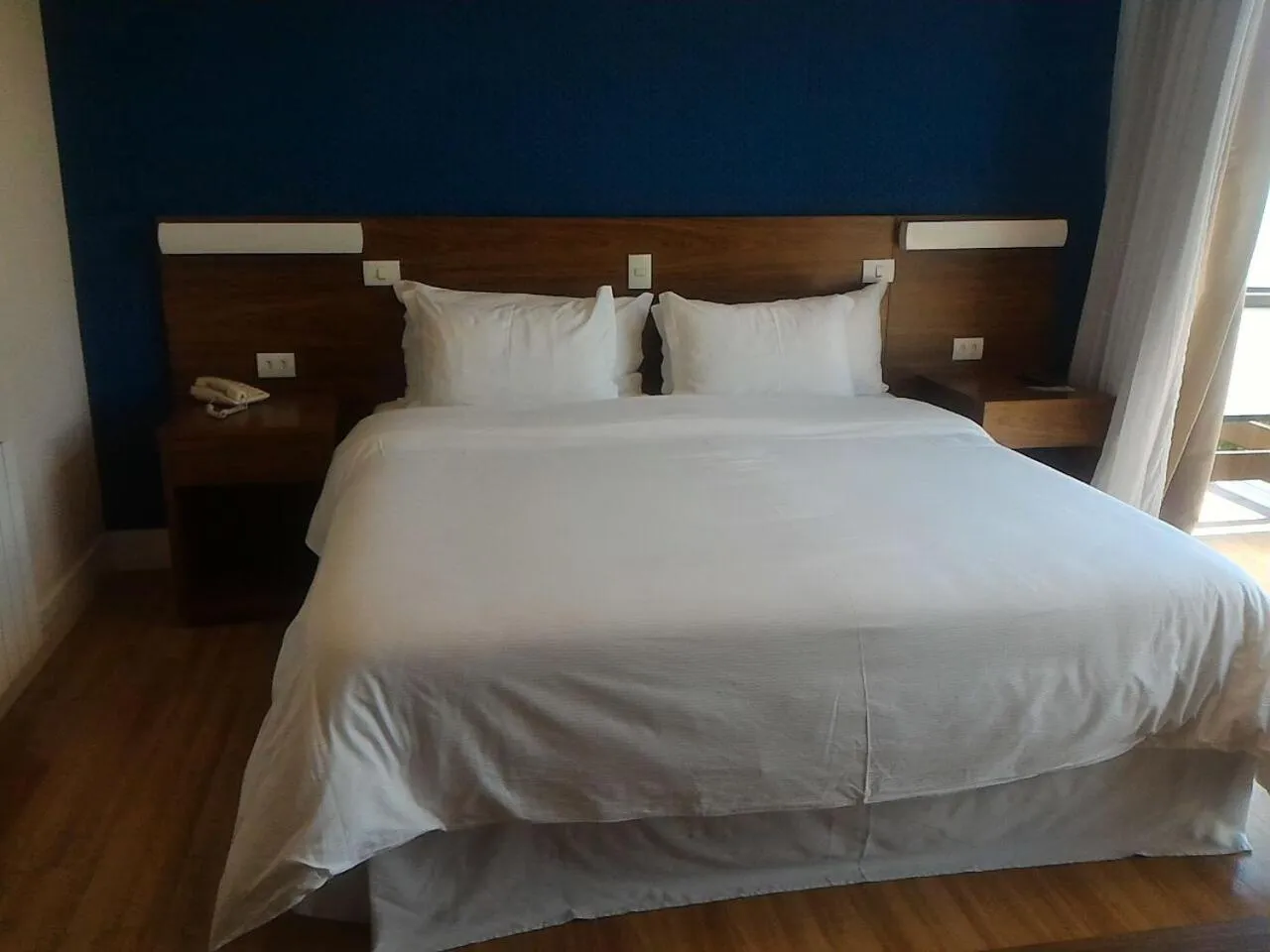 Bed in Hotel Chateau