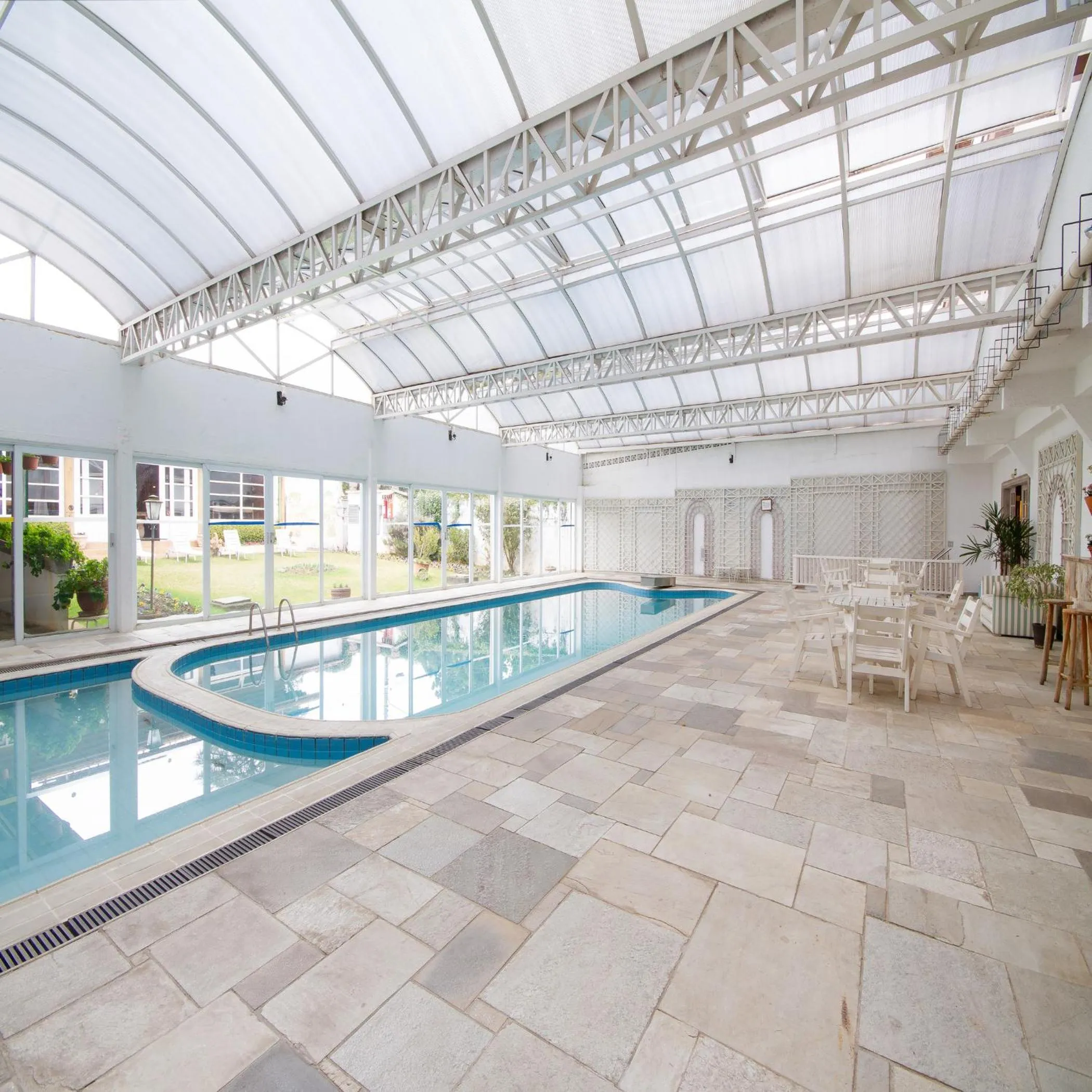 Pool view in Hotel Chateau