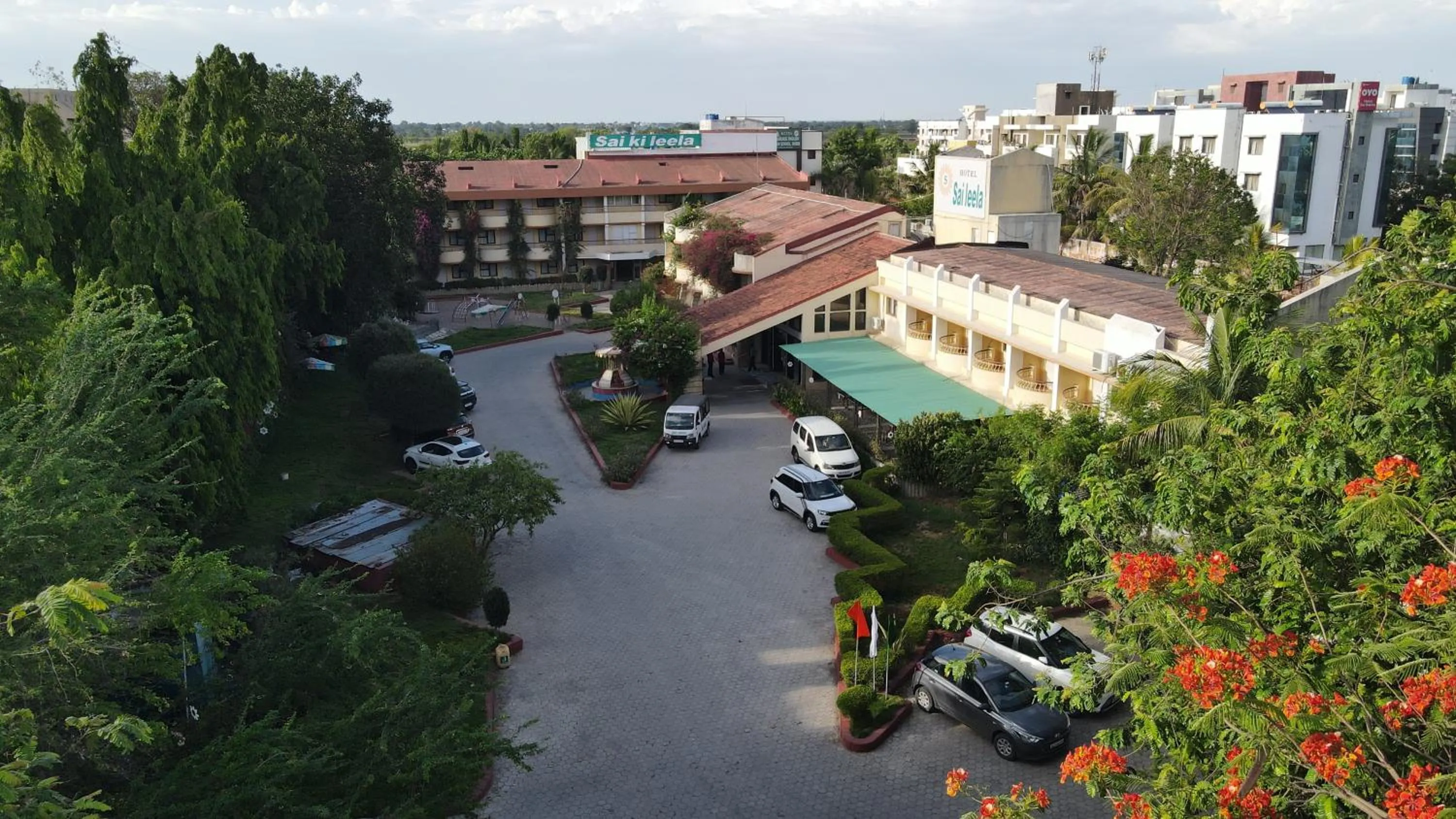 Natural landscape in Hotel Sai leela - Shirdi