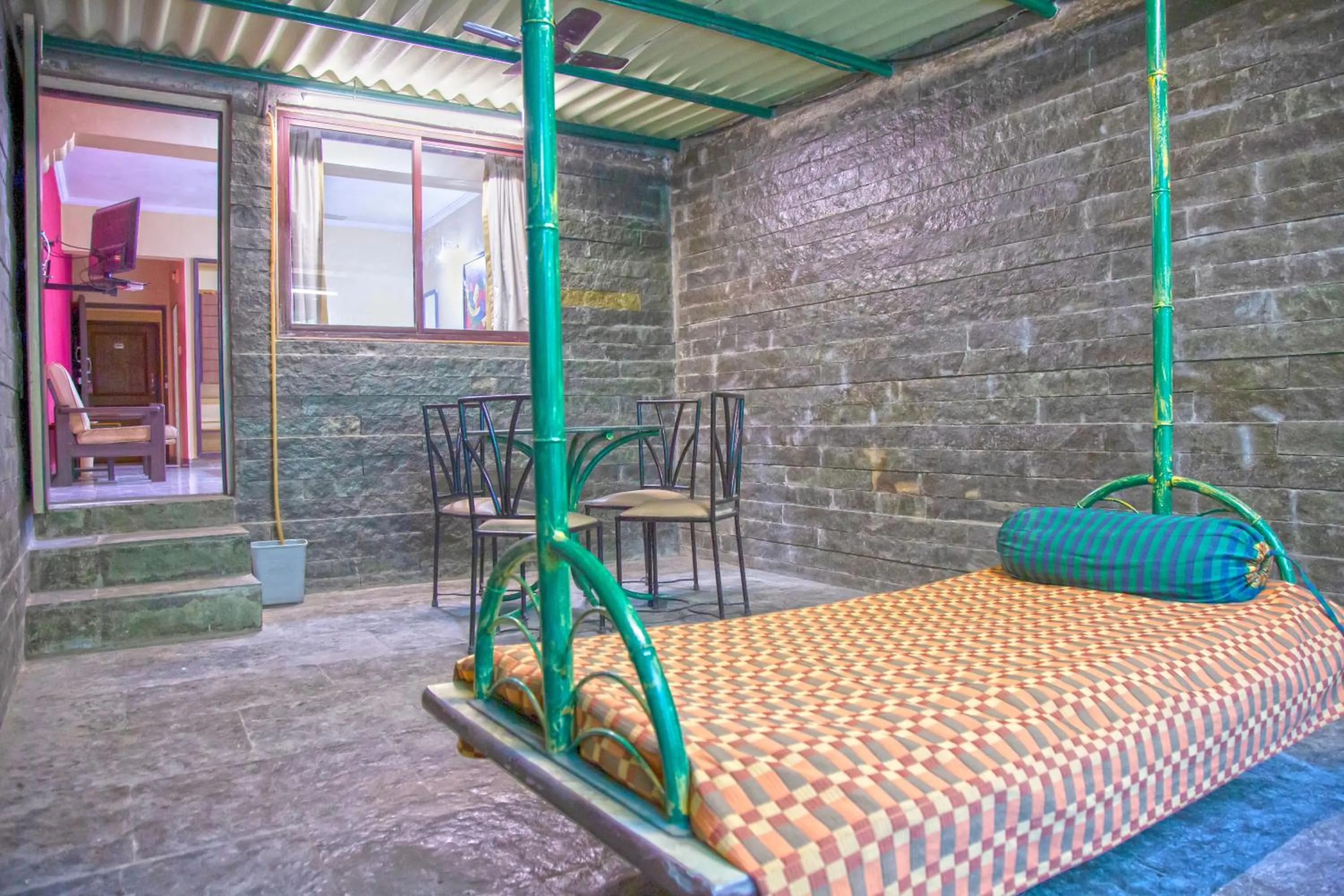 Seating area, Bed in Hotel Sai leela - Shirdi