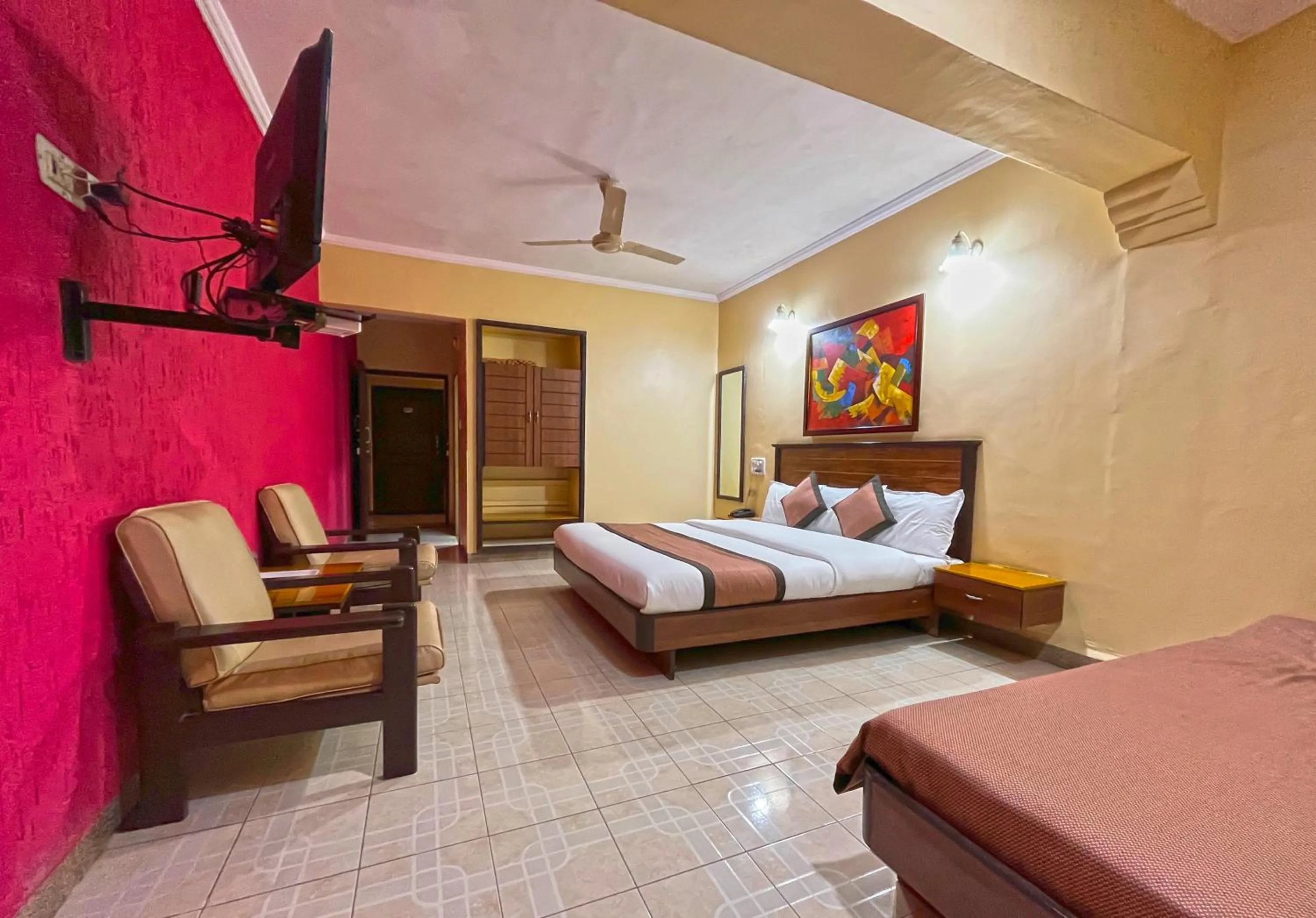 Photo of the whole room, Bed in Hotel Sai leela - Shirdi