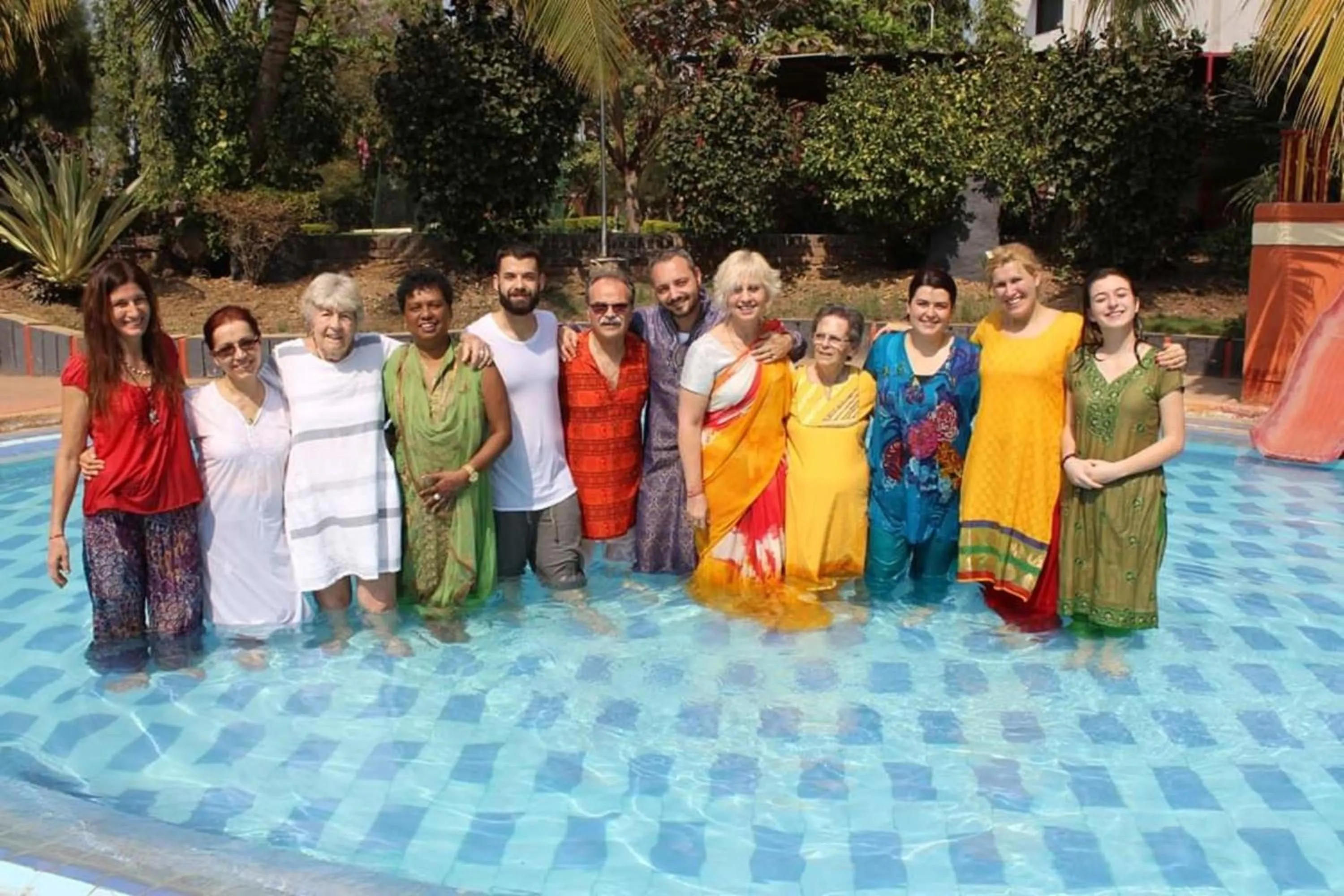 group of guests in Hotel Sai leela - Shirdi