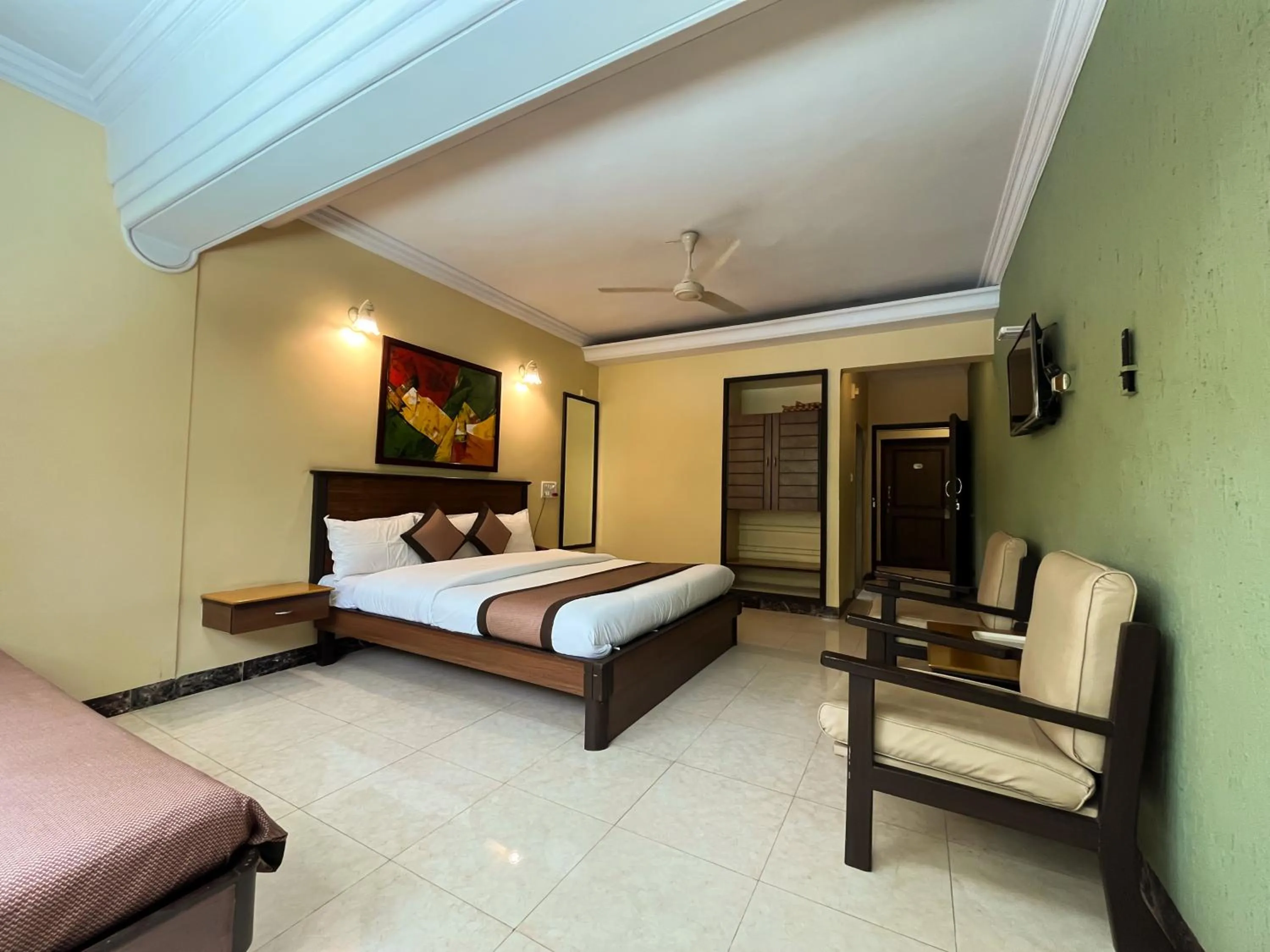 Photo of the whole room, Bed in Hotel Sai leela - Shirdi