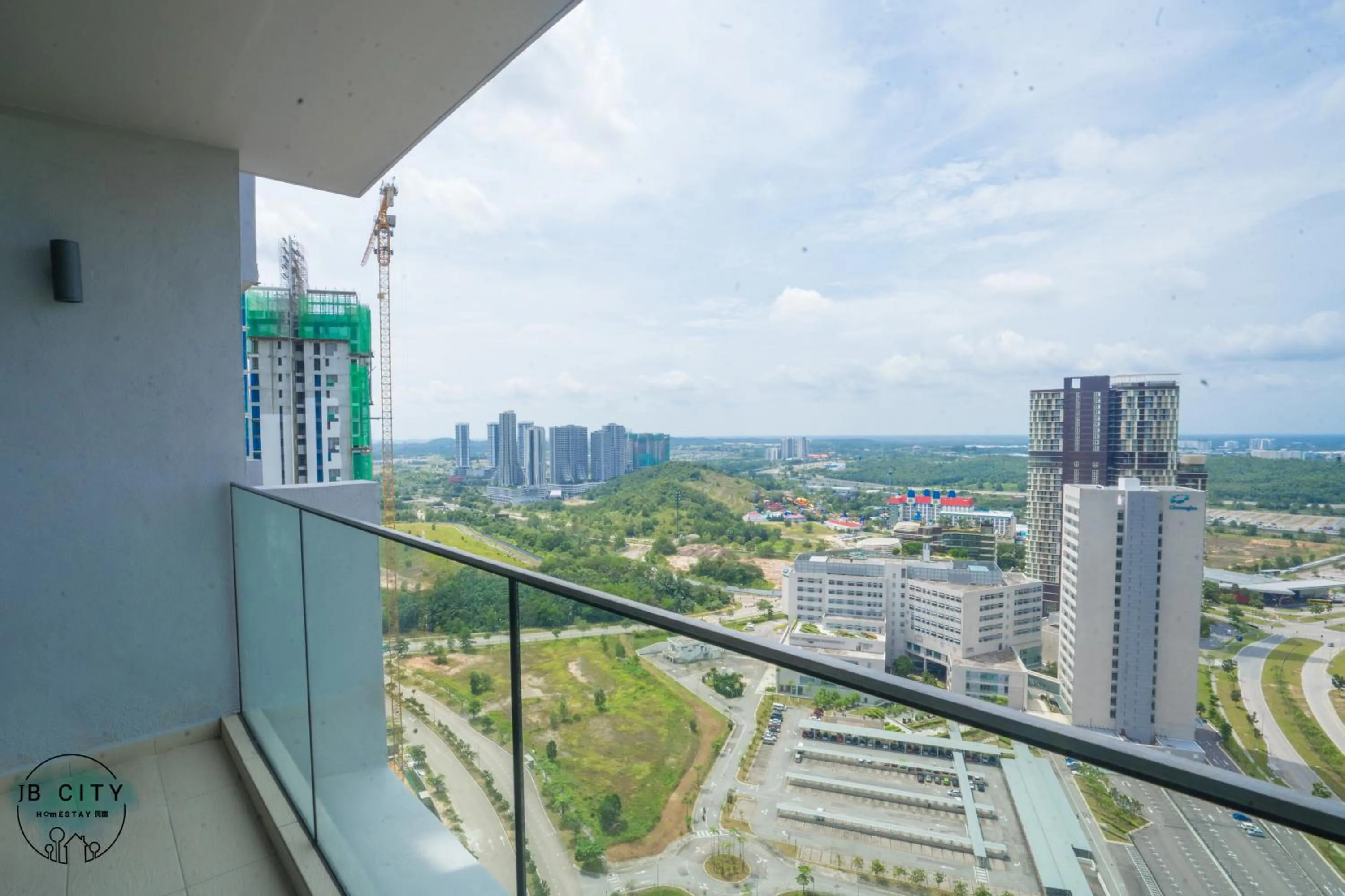 Balcony/Terrace in Grand Medini Suites by RR JBcity