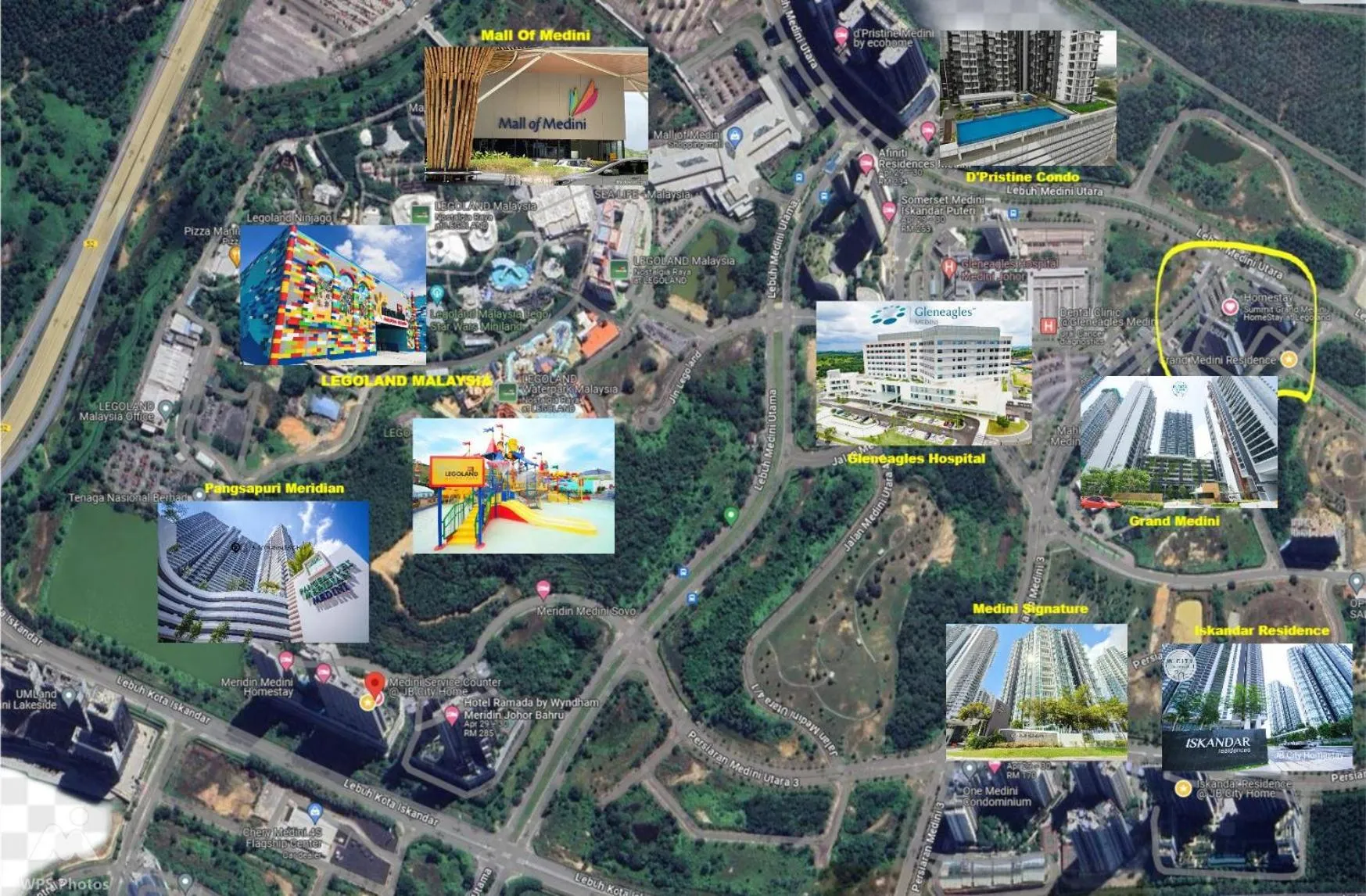 Location in Grand Medini Suites by RR JBcity