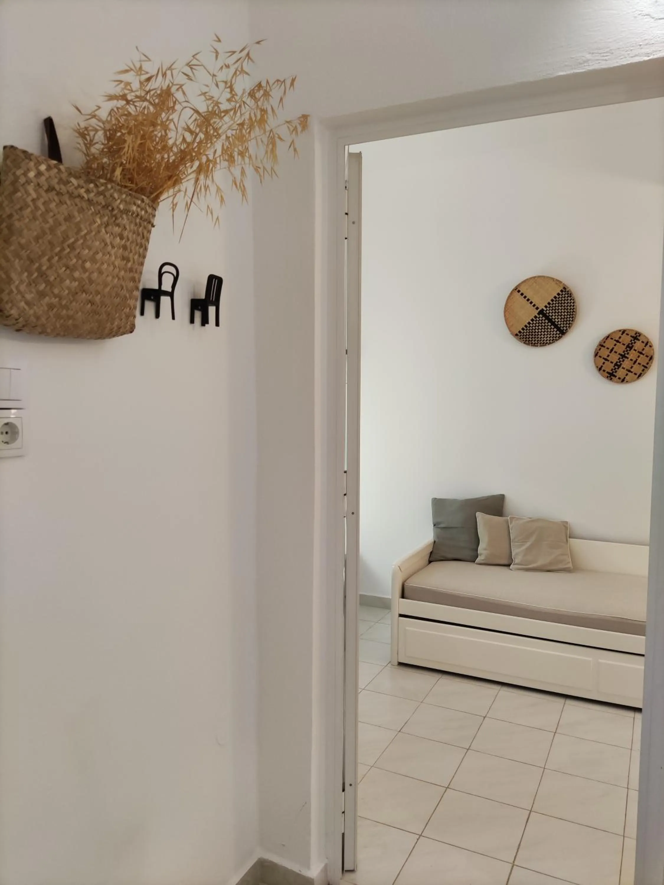 Seating area in Galini Rooms & Apartments