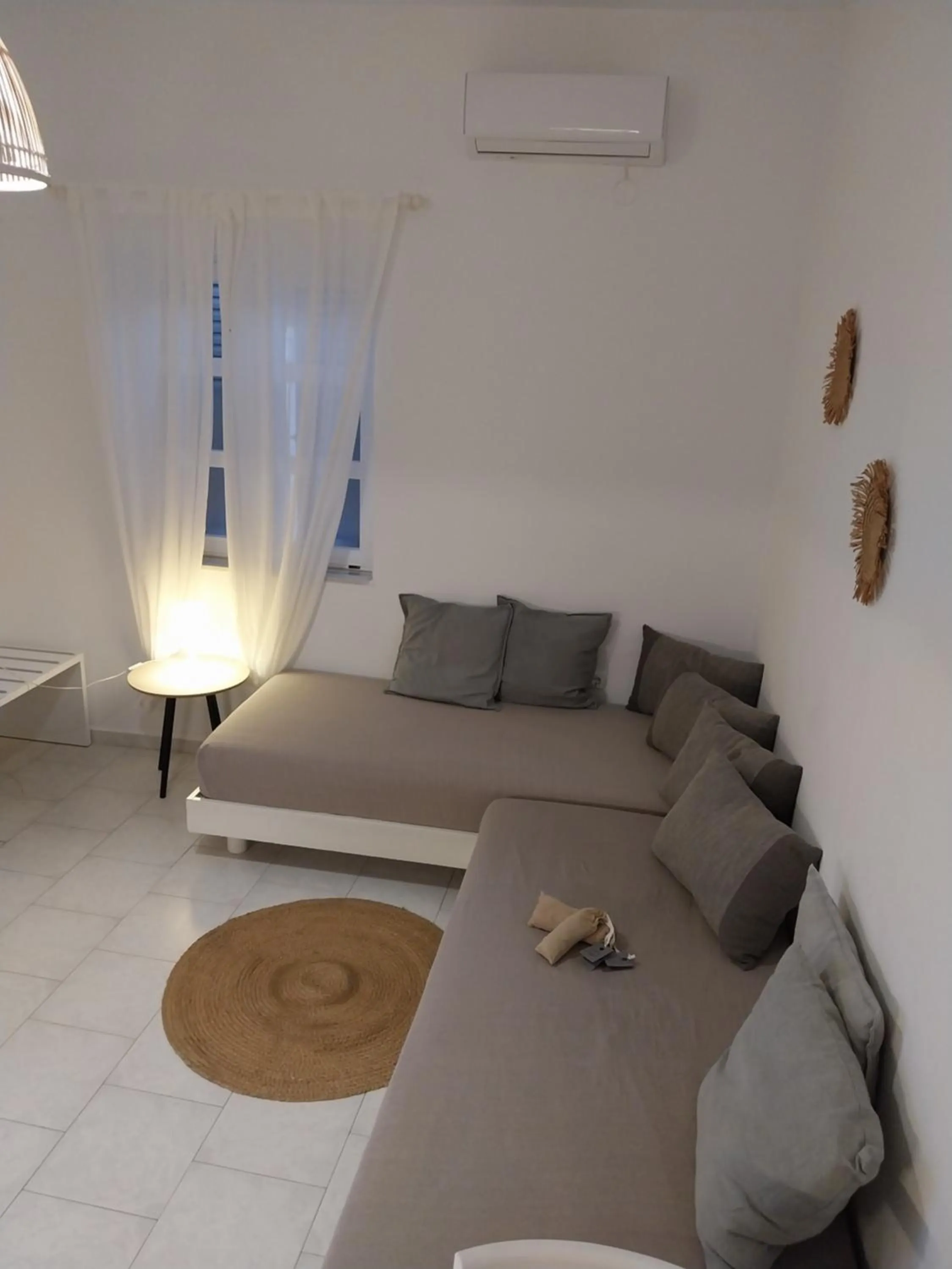 Seating area in Galini Rooms & Apartments