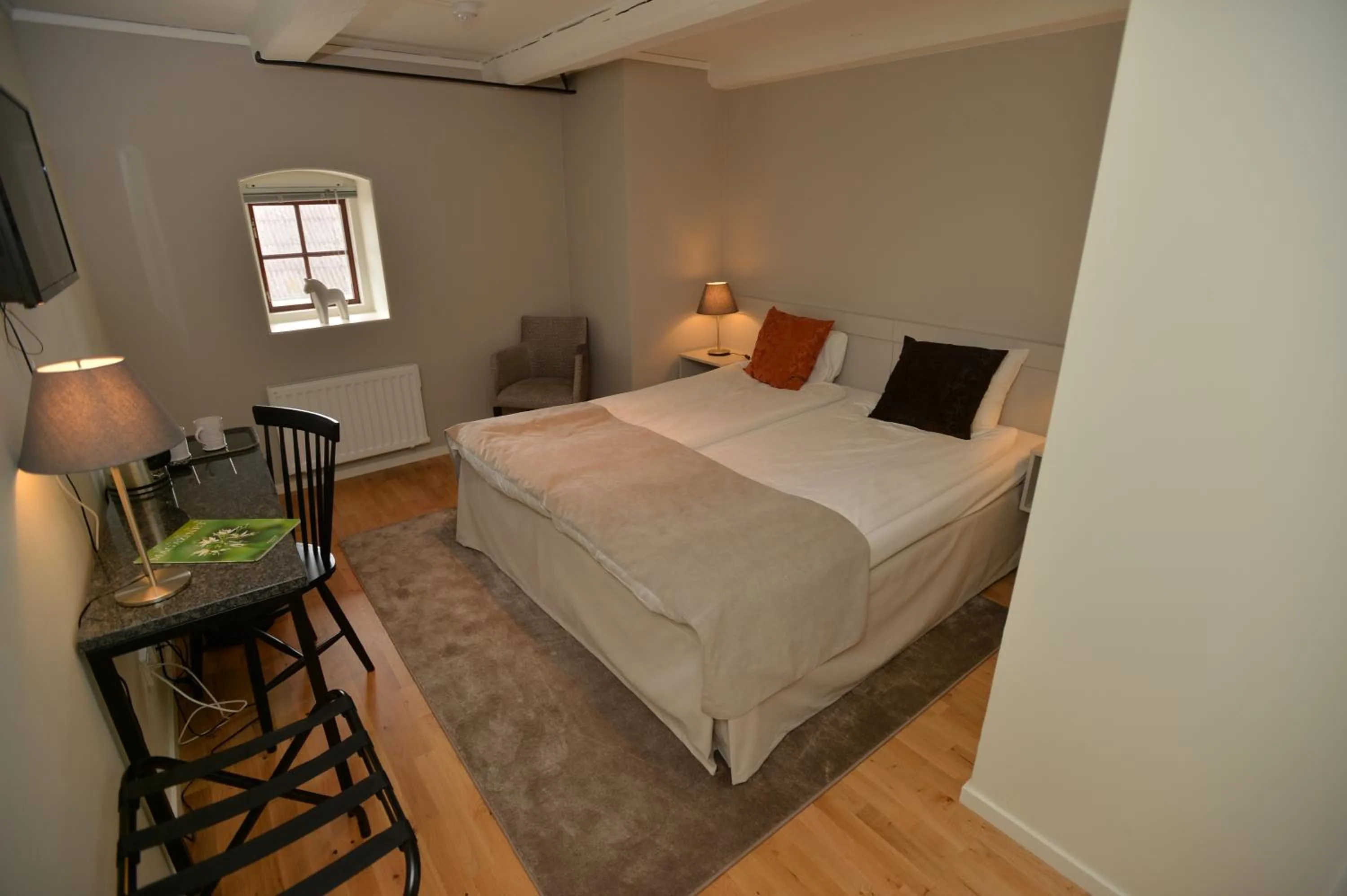 Patio, Bed in Hotell Magasin 1