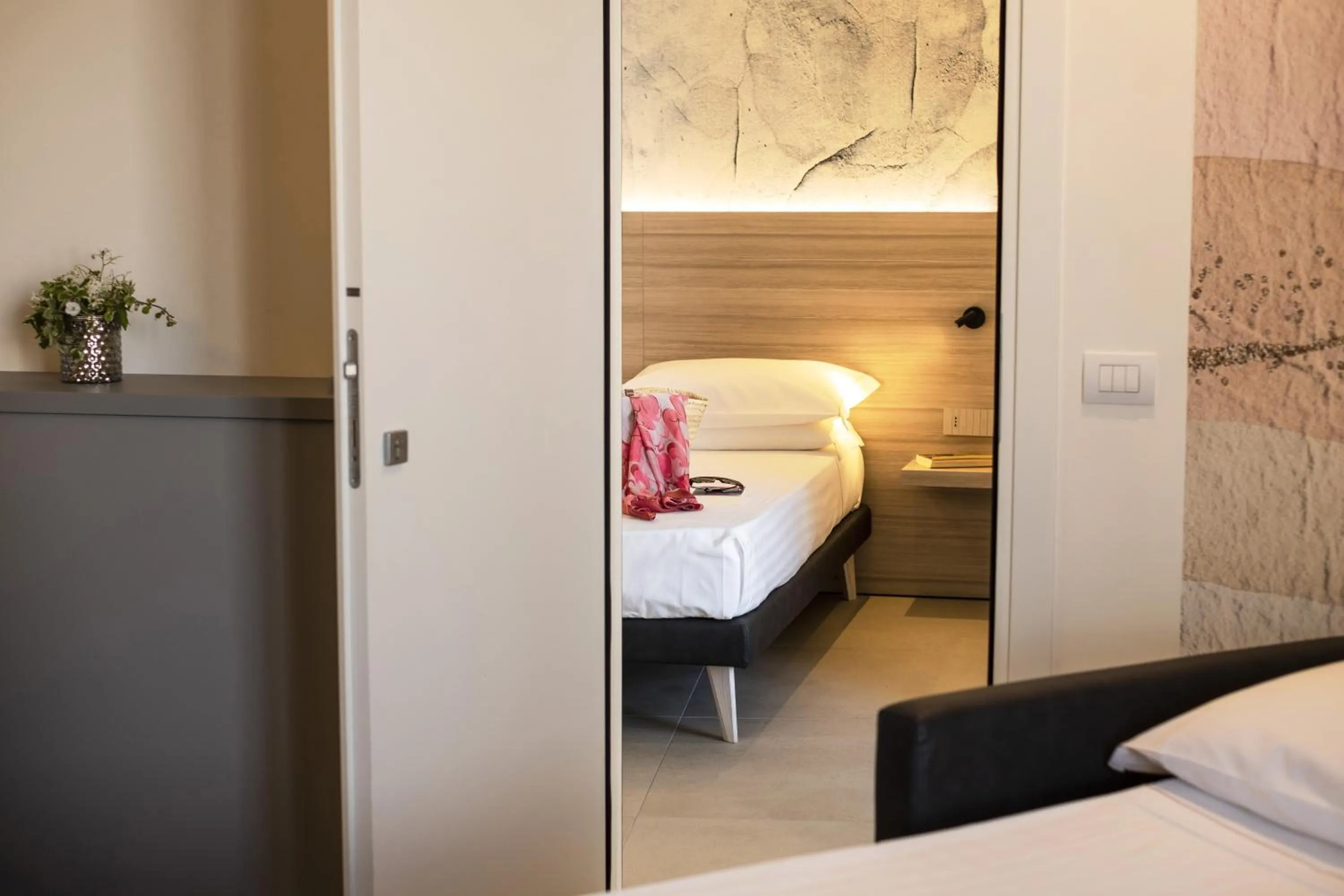 Bed in Hotel Cristallo