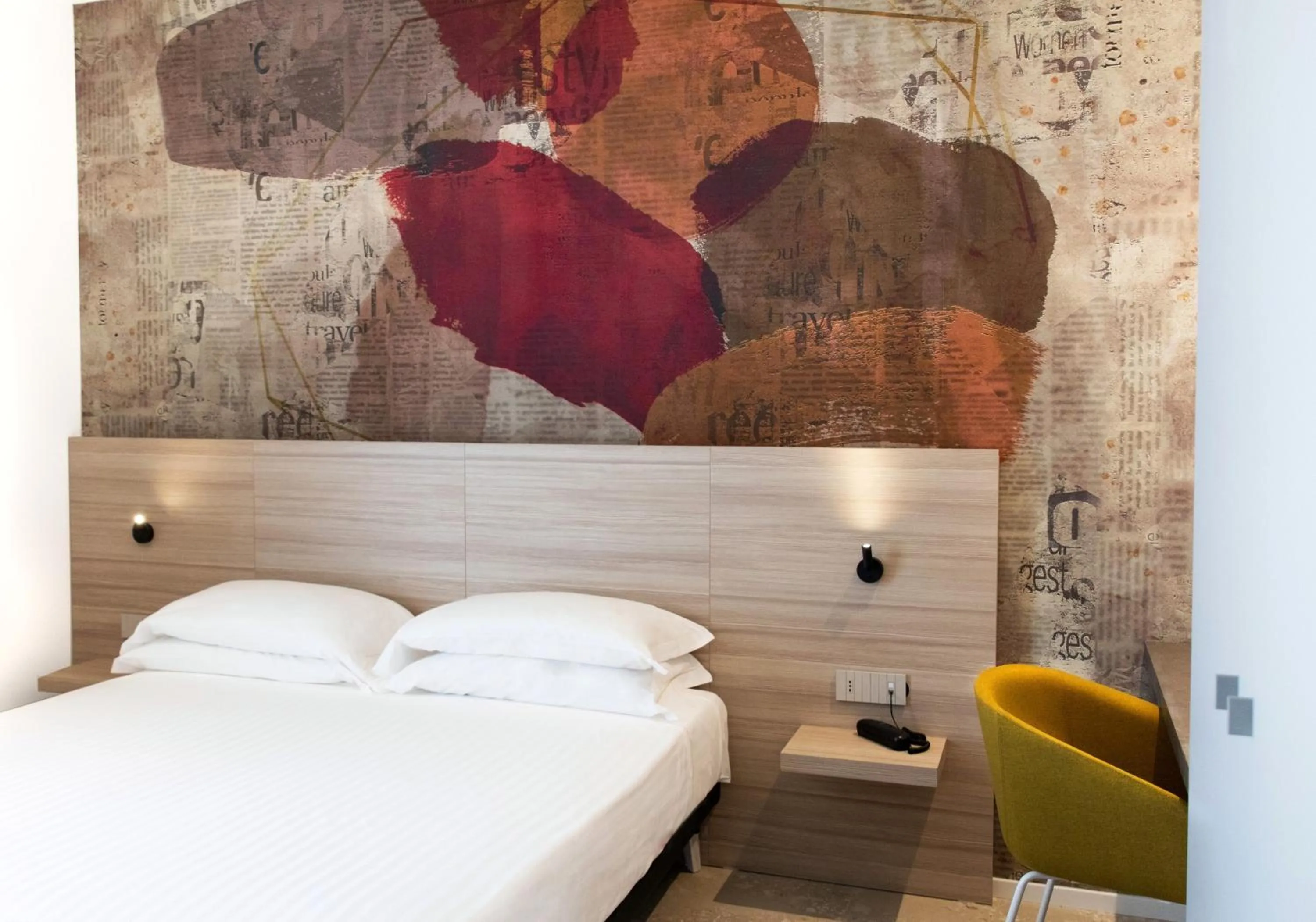 Bed in Hotel Cristallo