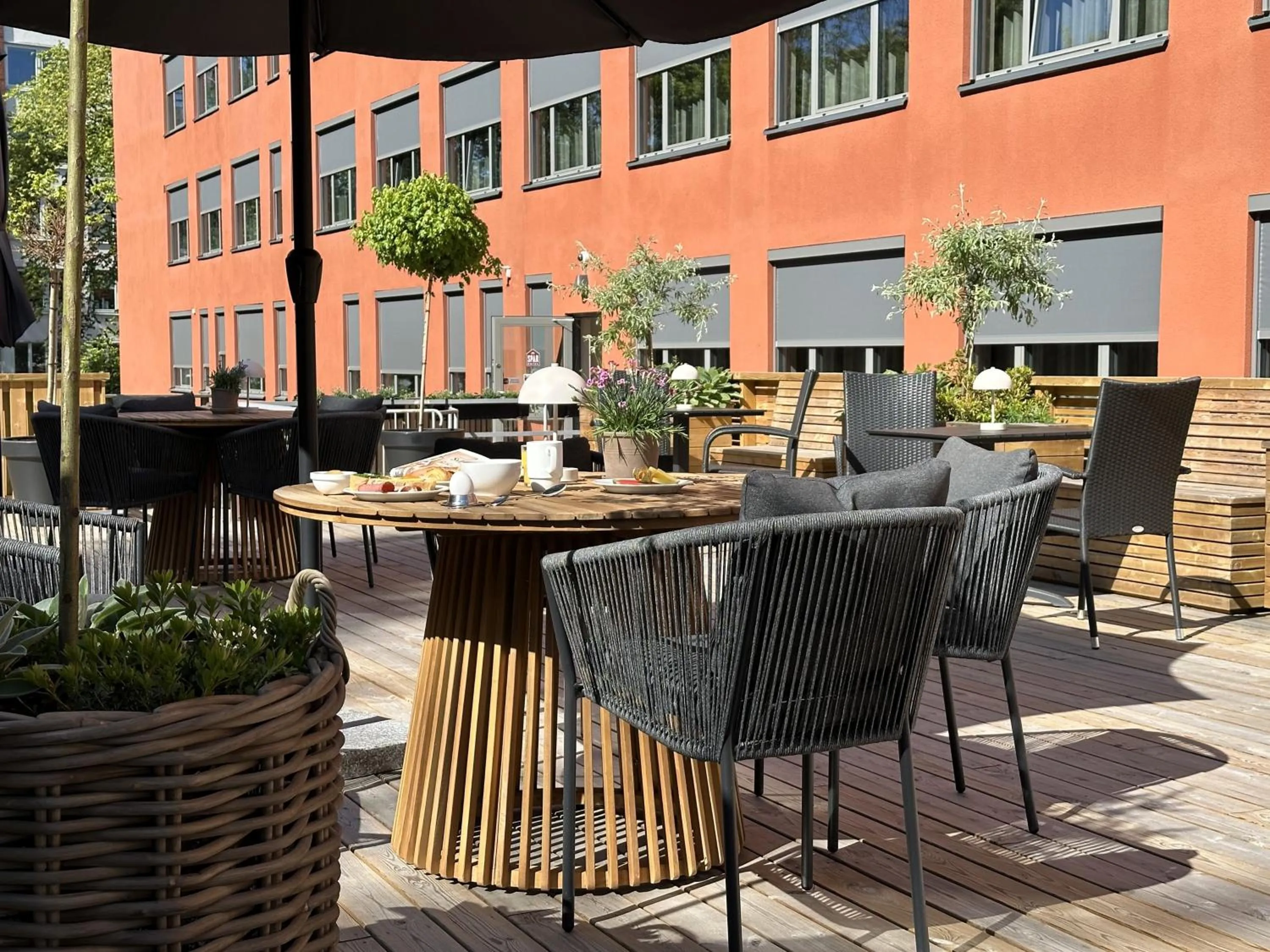 Patio in Spar Hotel Majorna