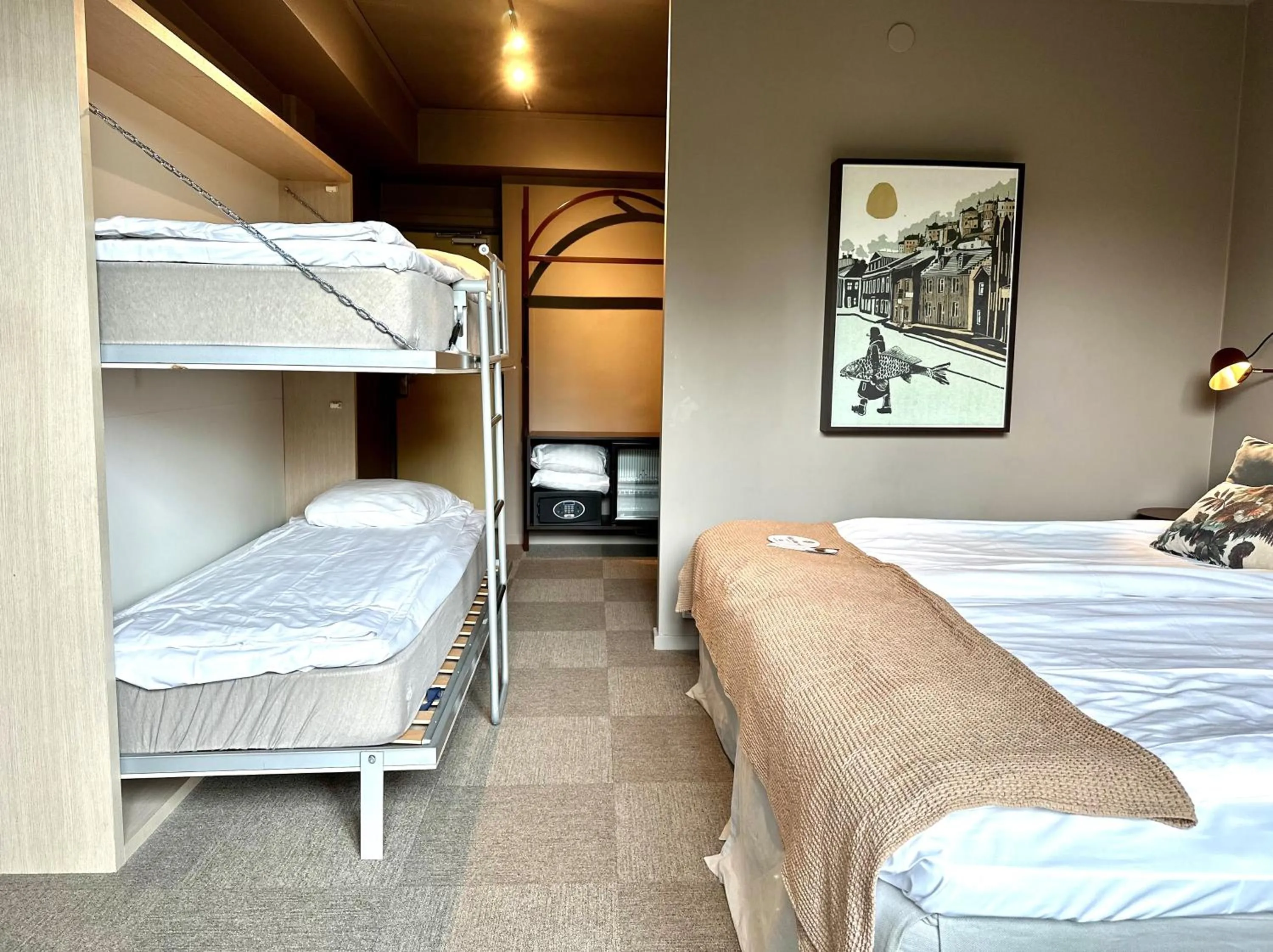 Bed in Spar Hotel Majorna