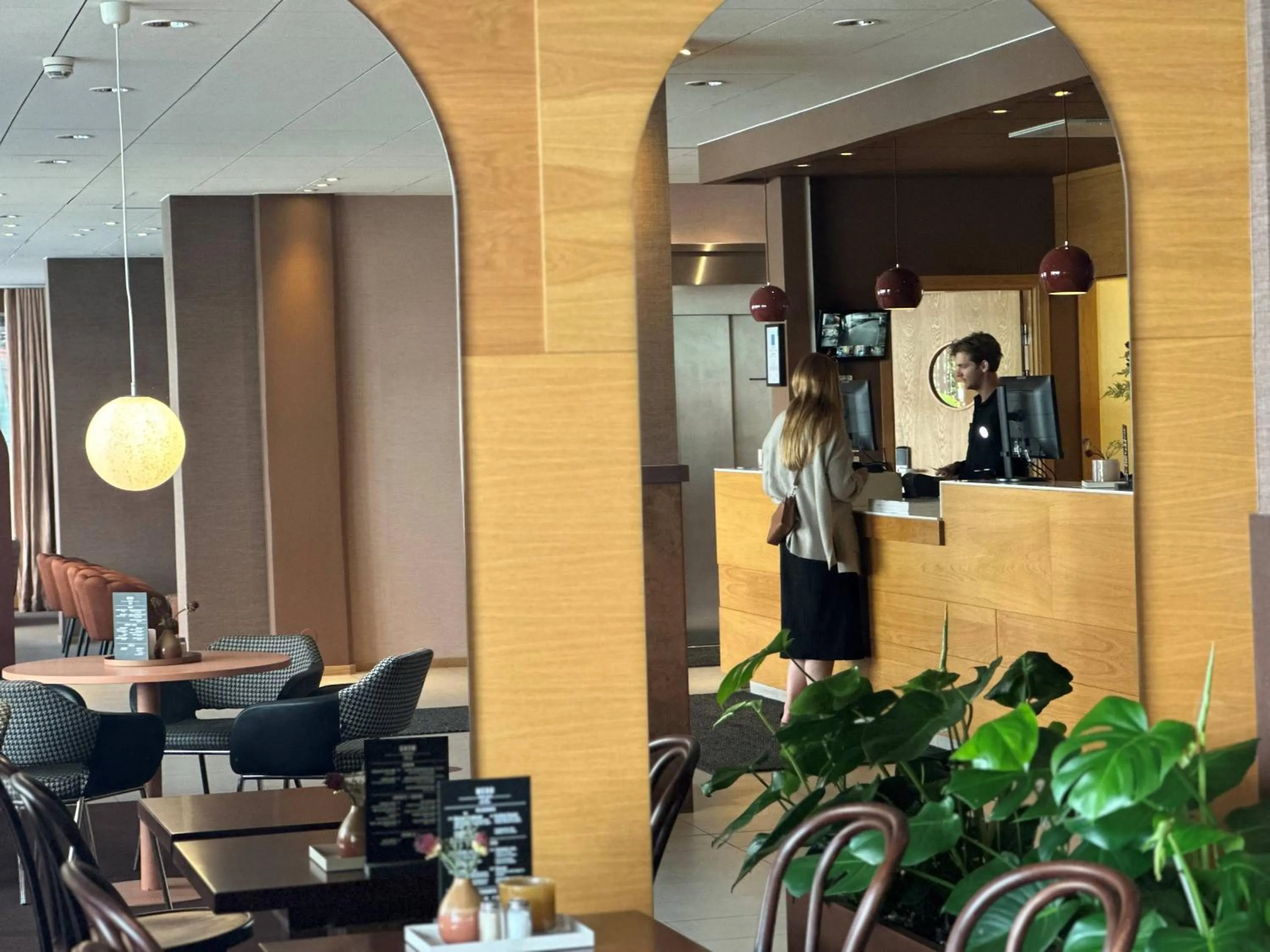 Lobby or reception in Spar Hotel Majorna