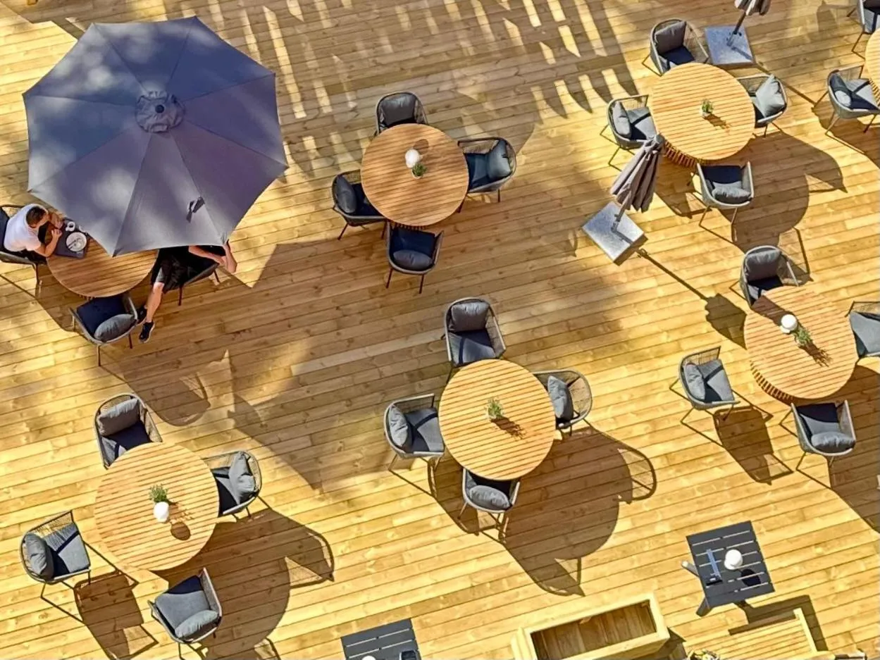 Balcony/Terrace in Spar Hotel Majorna