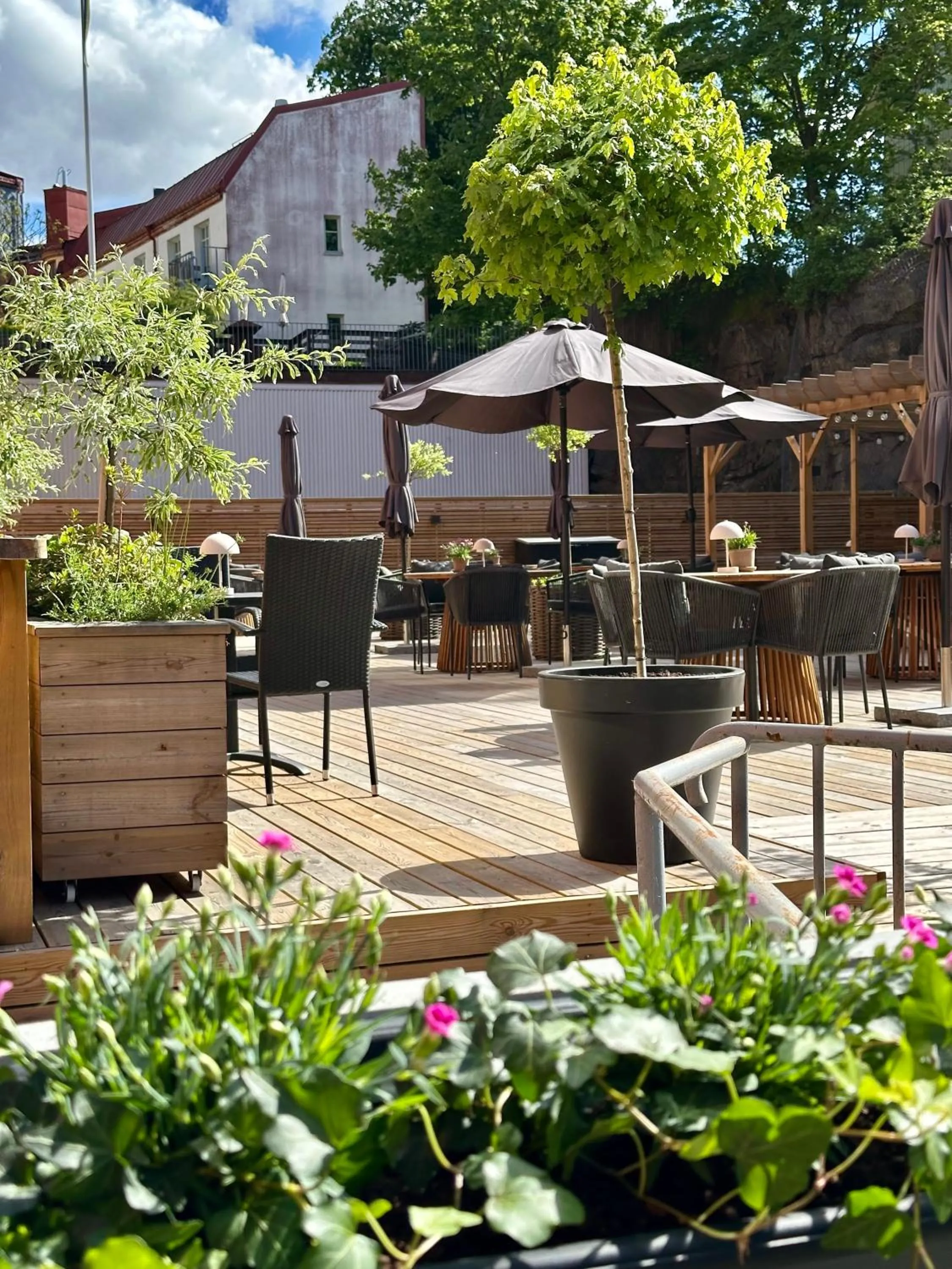 Patio in Spar Hotel Majorna