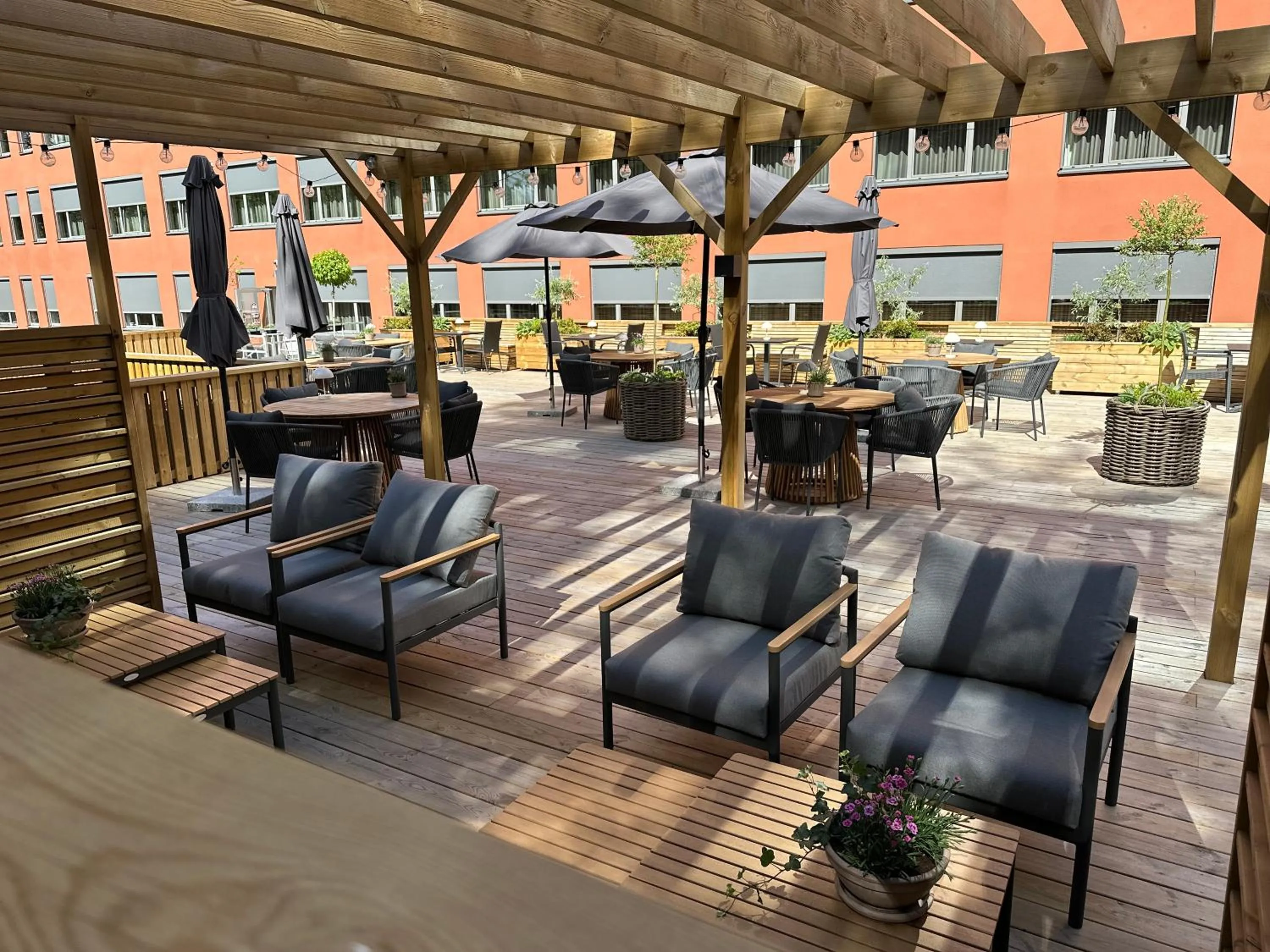 Patio in Spar Hotel Majorna