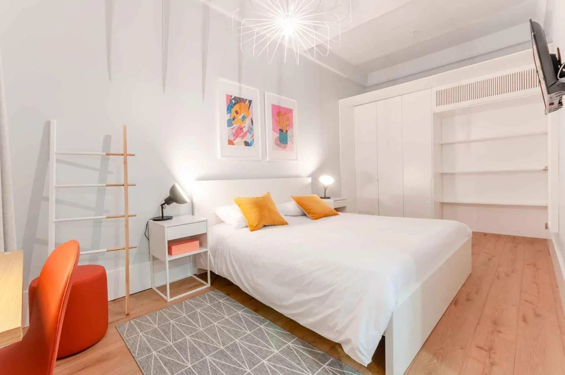 Bed in NLC Rooms & Suites