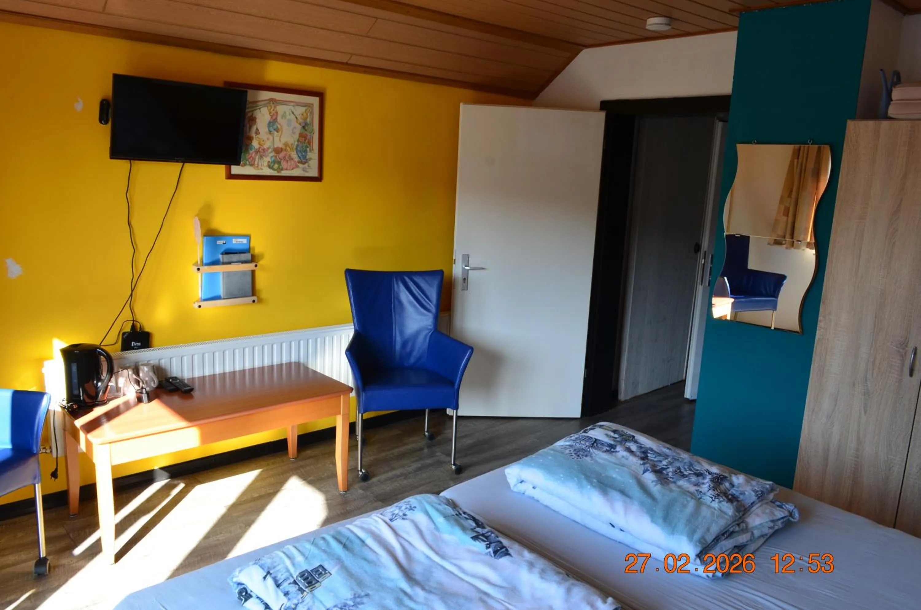 Bed in Sunrise B&B Hellenthal