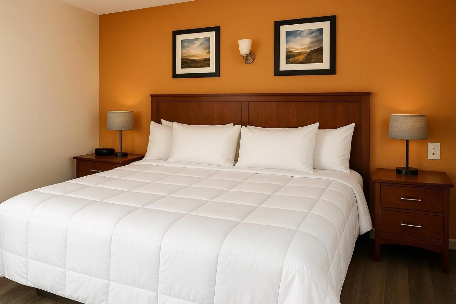 Bedroom, Bed in Atlantic Breeze Motel & Apartments